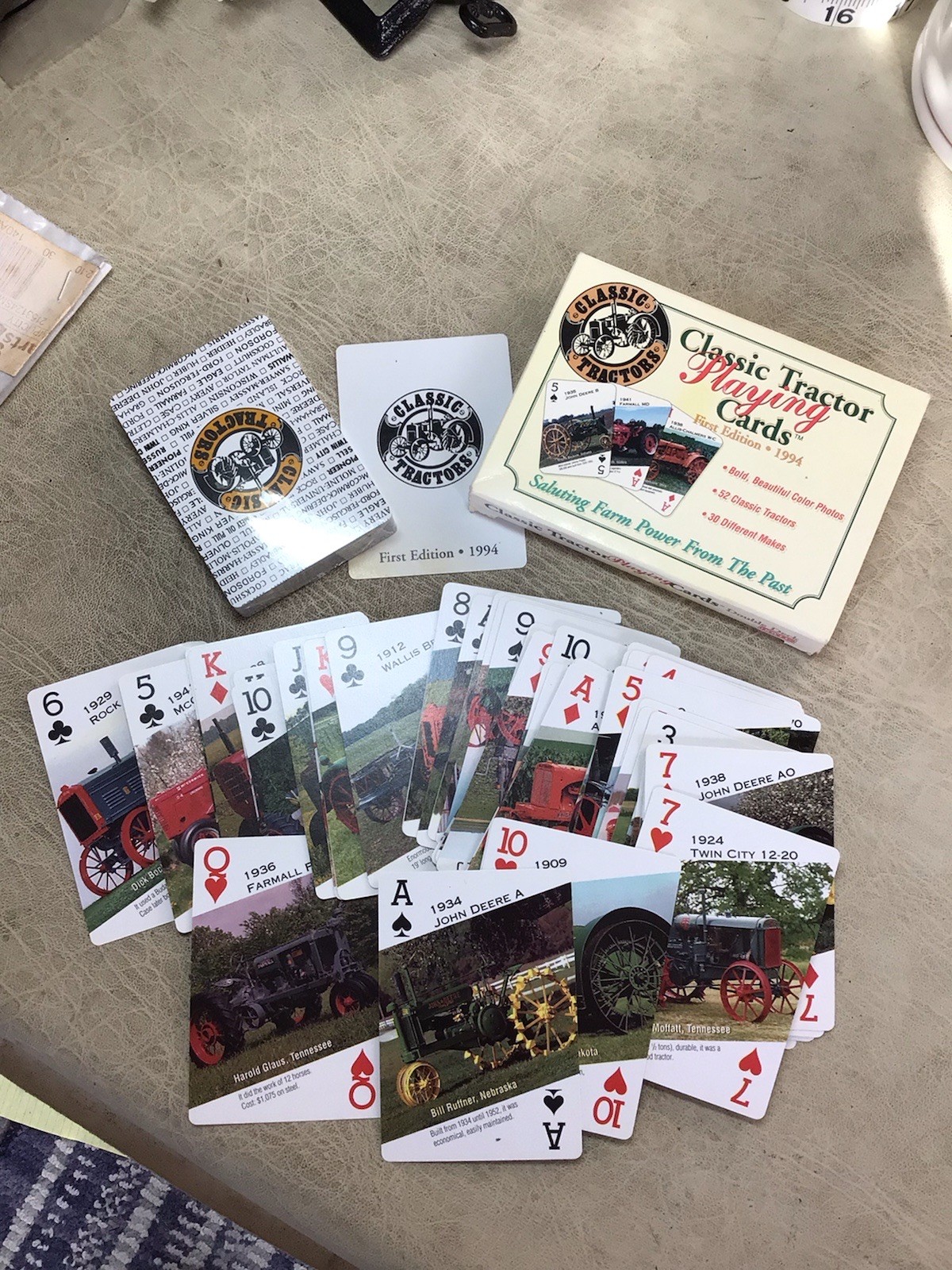 Classic Vintage Tractor 1994 1st Edition Two Decks Of Playing Cards