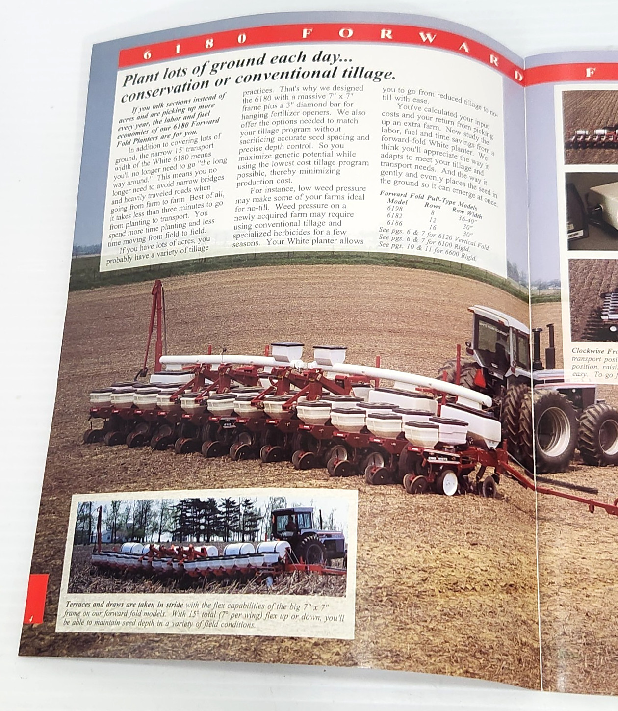 1993 White 6000 Series Planters Dealer Advertising Sales Brochure Ad 24 pages