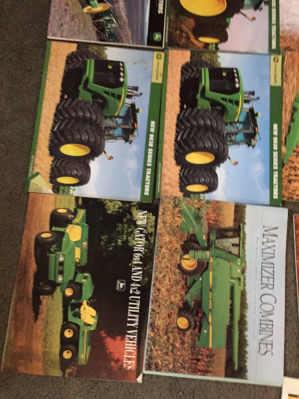 MASSIVE Lot of 20 John Deere tractor & equipment brochures Literature