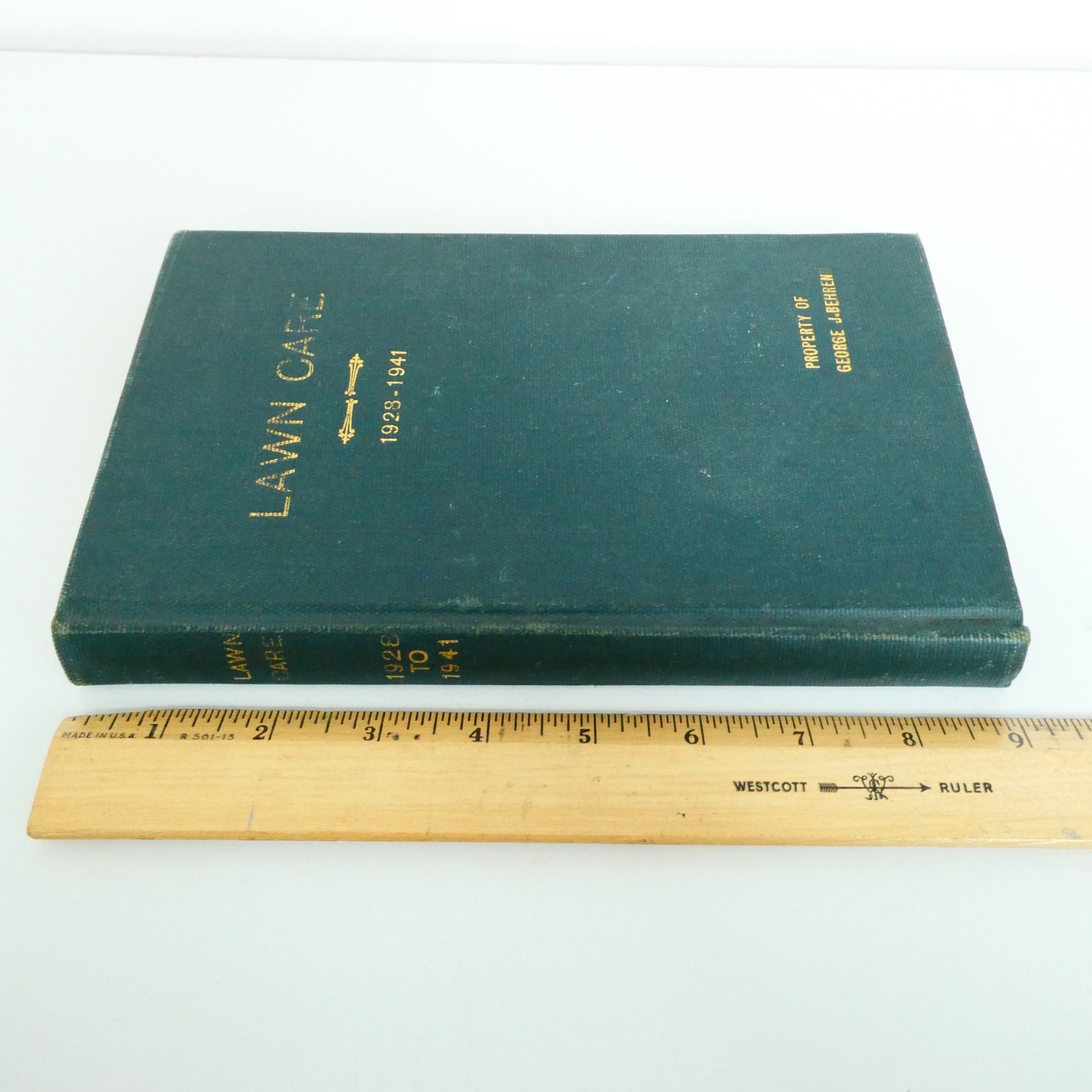 Scotts Lawn Care Bulletins 1928 to 1941 Bound Book Grass Seed Newsletter Vintage