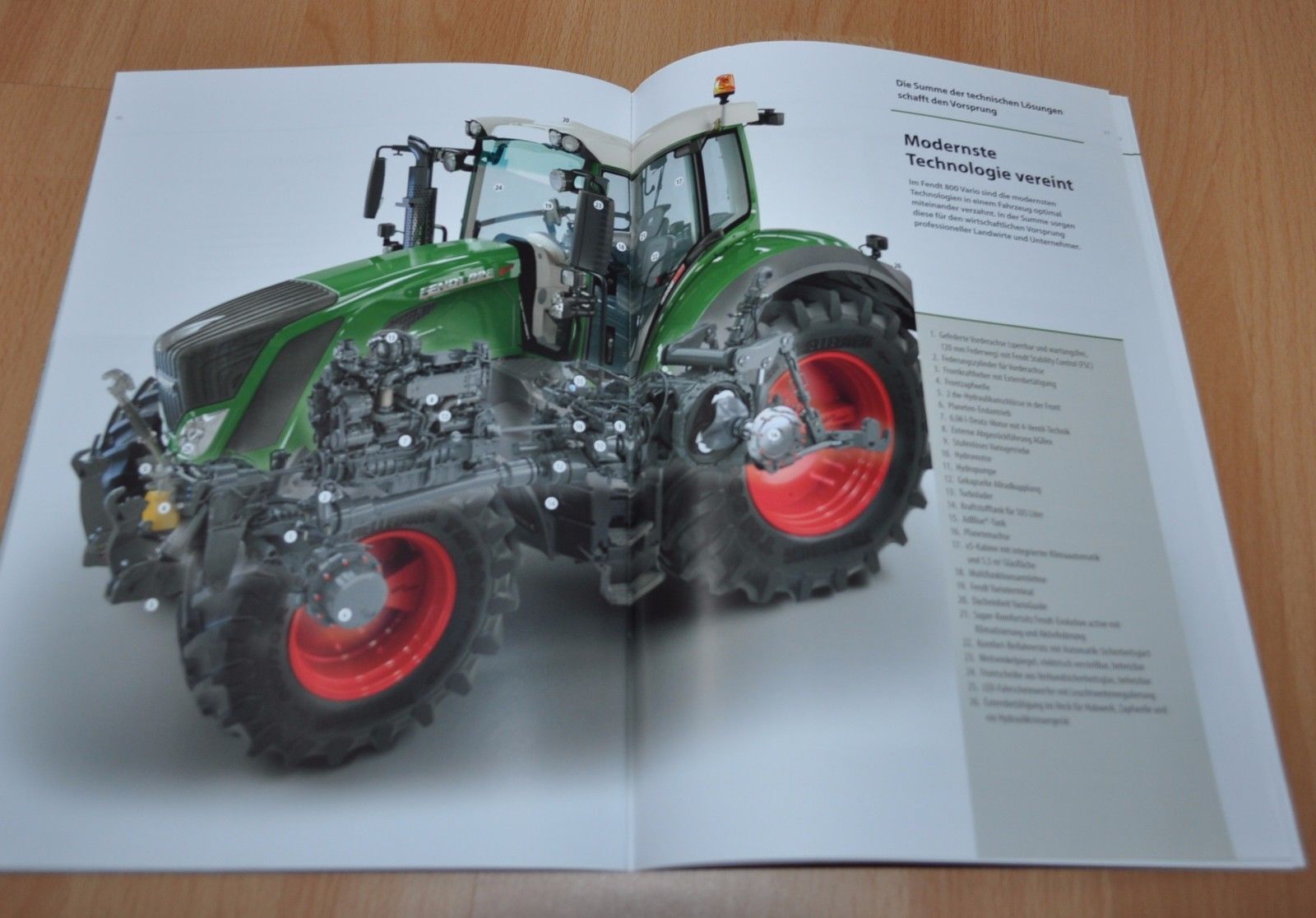 Fendt 800 Vario Tractor Brochure Prospekt