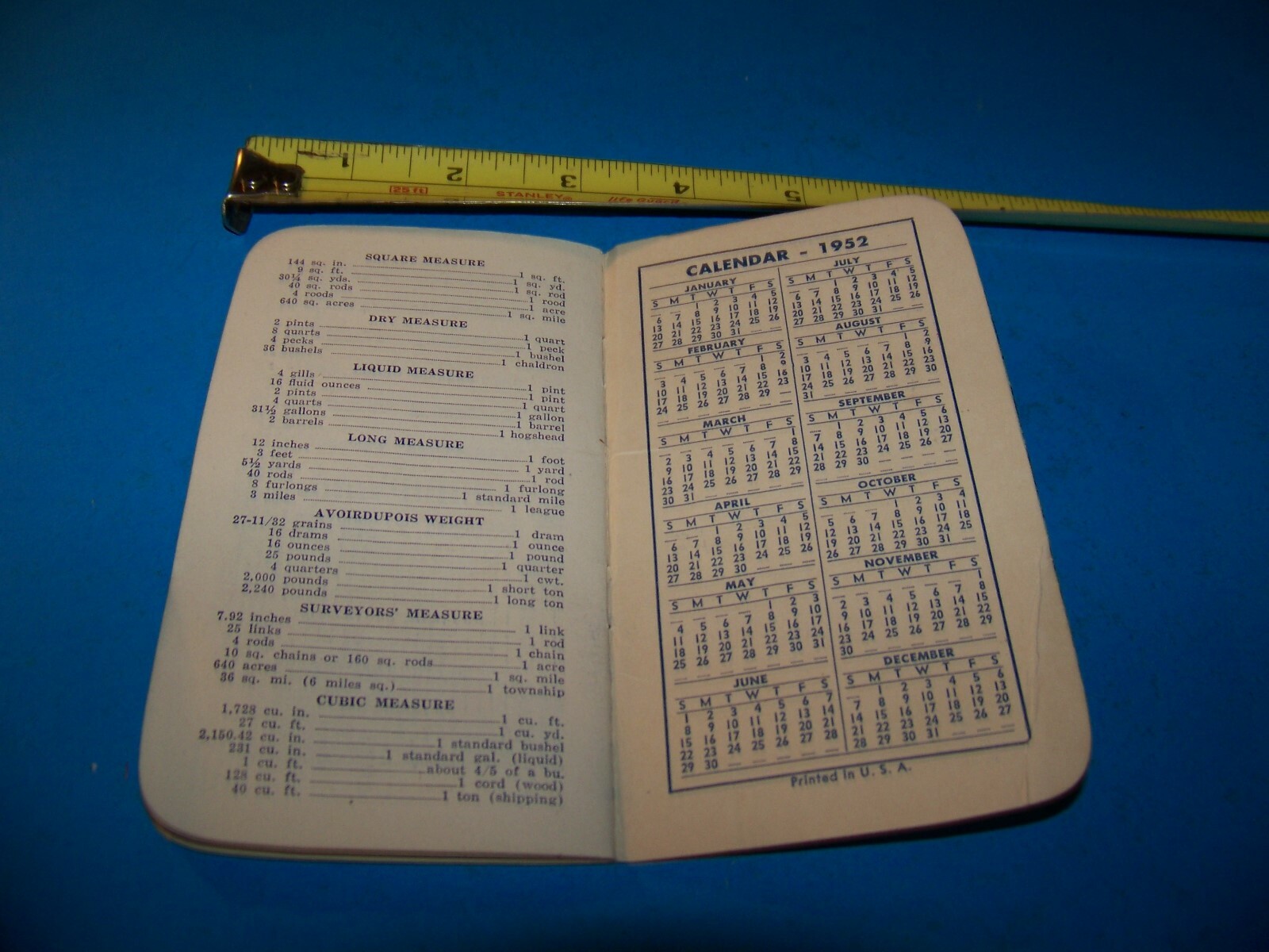 Royster Fertilizer « Daily Reminder » Memo Booklet 1951 F.S. Royster Guano Comp.