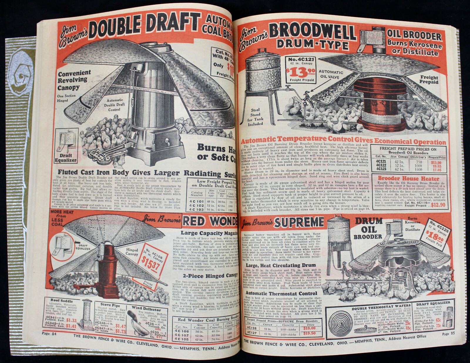 Original 1937 Jim Brown’s Catalog Barbed Wire Paint and More