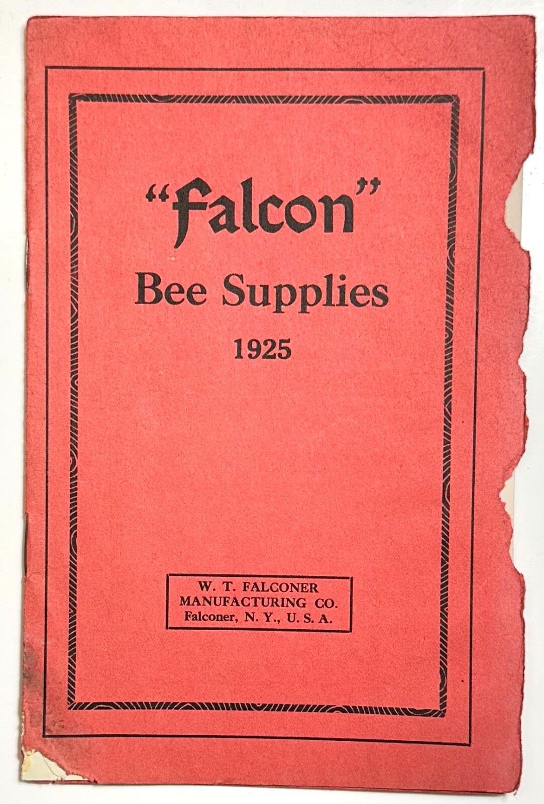 1925 Falcon Bee Supplies Falconer NY Illustrated Apiarist Supplies Catalog