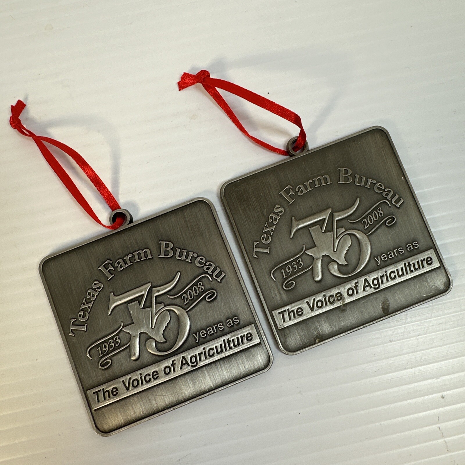 Two Vintage Texas Farm Bureau 75 years Voice of Agriculture