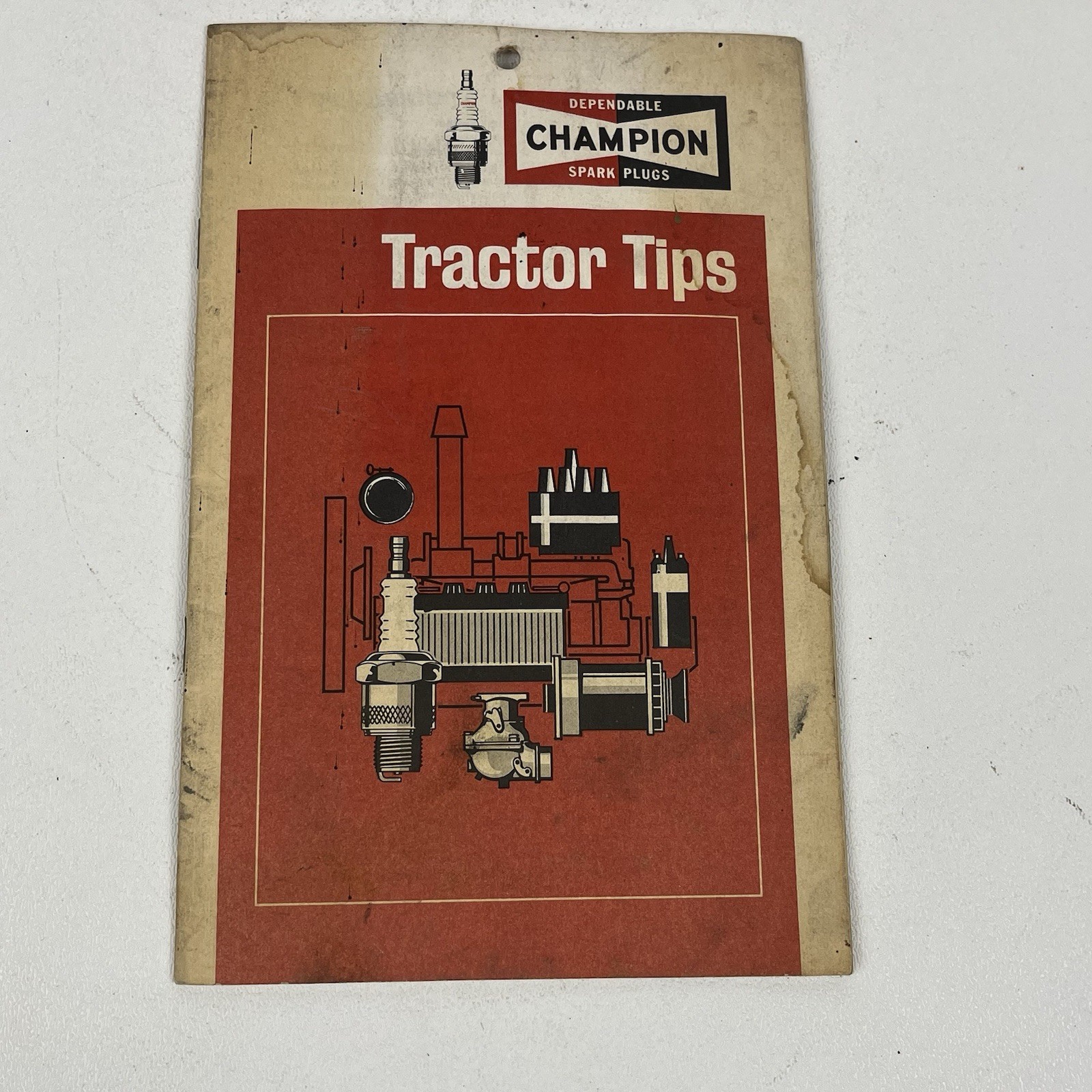 Vintage Champion Spark Plugs Tractor Tips Pocket Guide Booklet