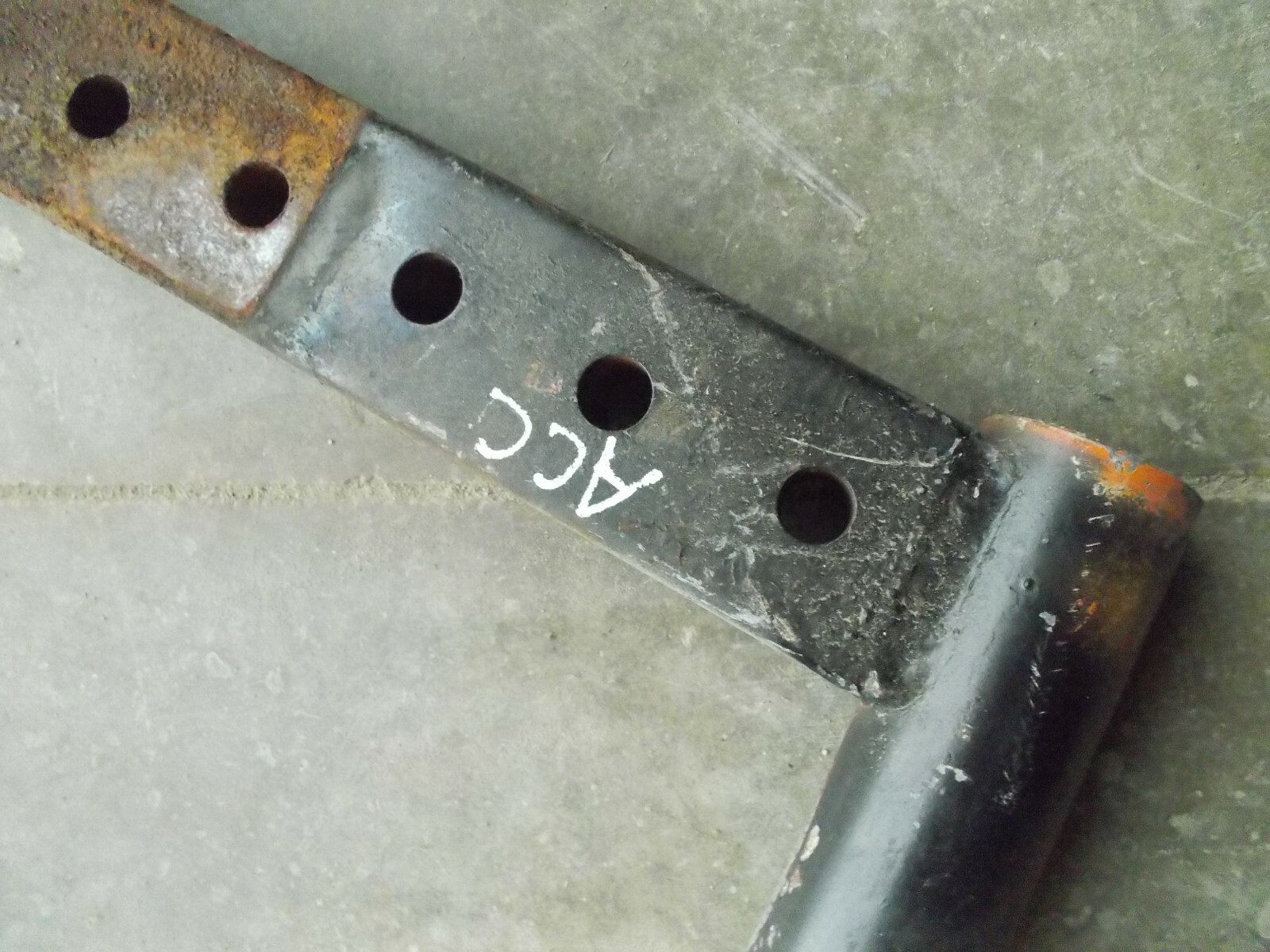 Allis Chalmers C Tractor factory Square wide front end spindle holder bracket (K