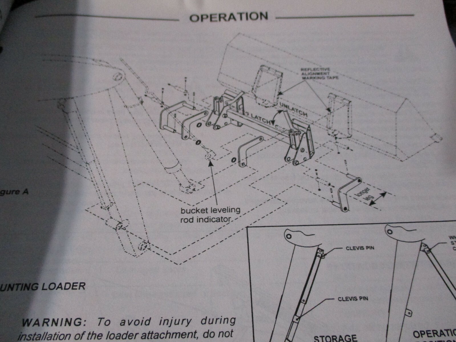 New Holland Series 32LA, 33LA Quick Attach Farm Loader Operator&rsquo;s Manual 1999