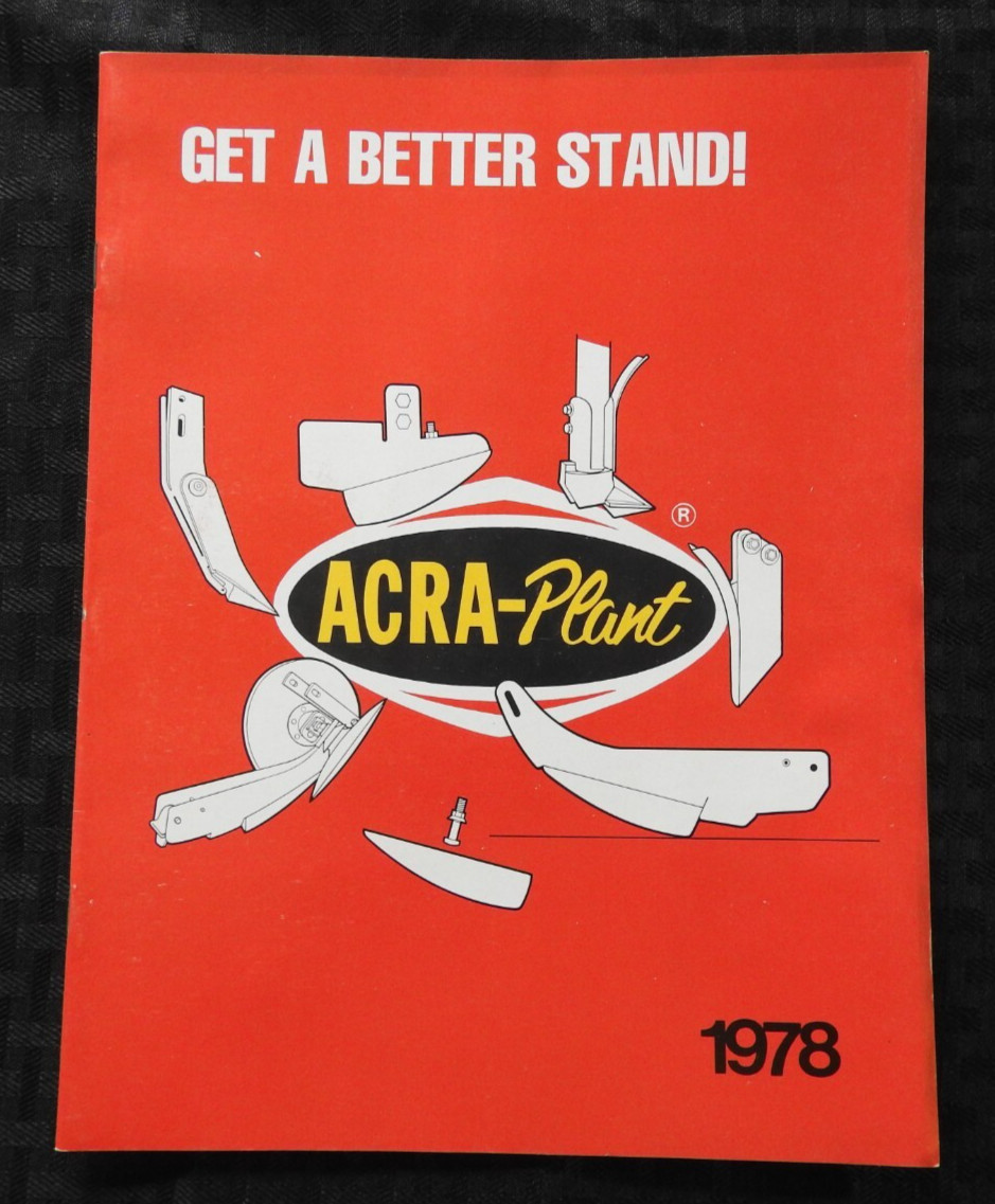 1978 Acra-Plant Sales Inc Garden City KS « PLANTER » CATALOG BROCHURE 23 pages VG