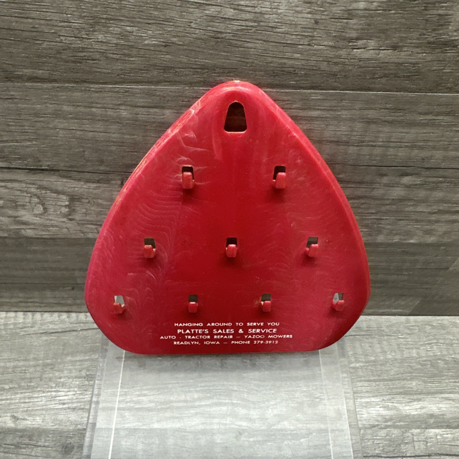 PLATTE’S SALES & SERVICE Readlyn Iowa Farm Key Holder BREMER County YAZOO MOWERS