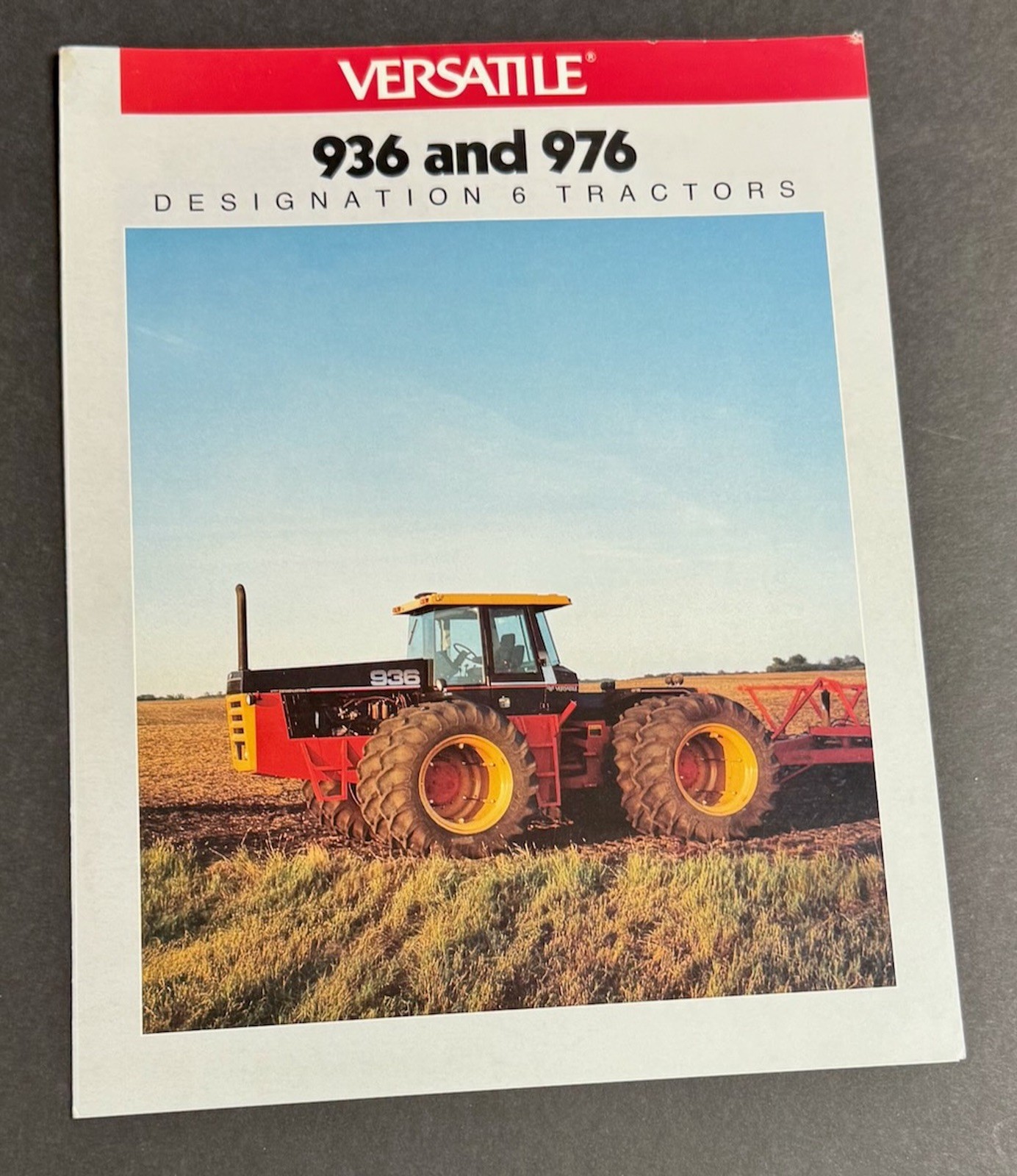 VERSATILE 936 976 Designation 6 Tractors Brochure