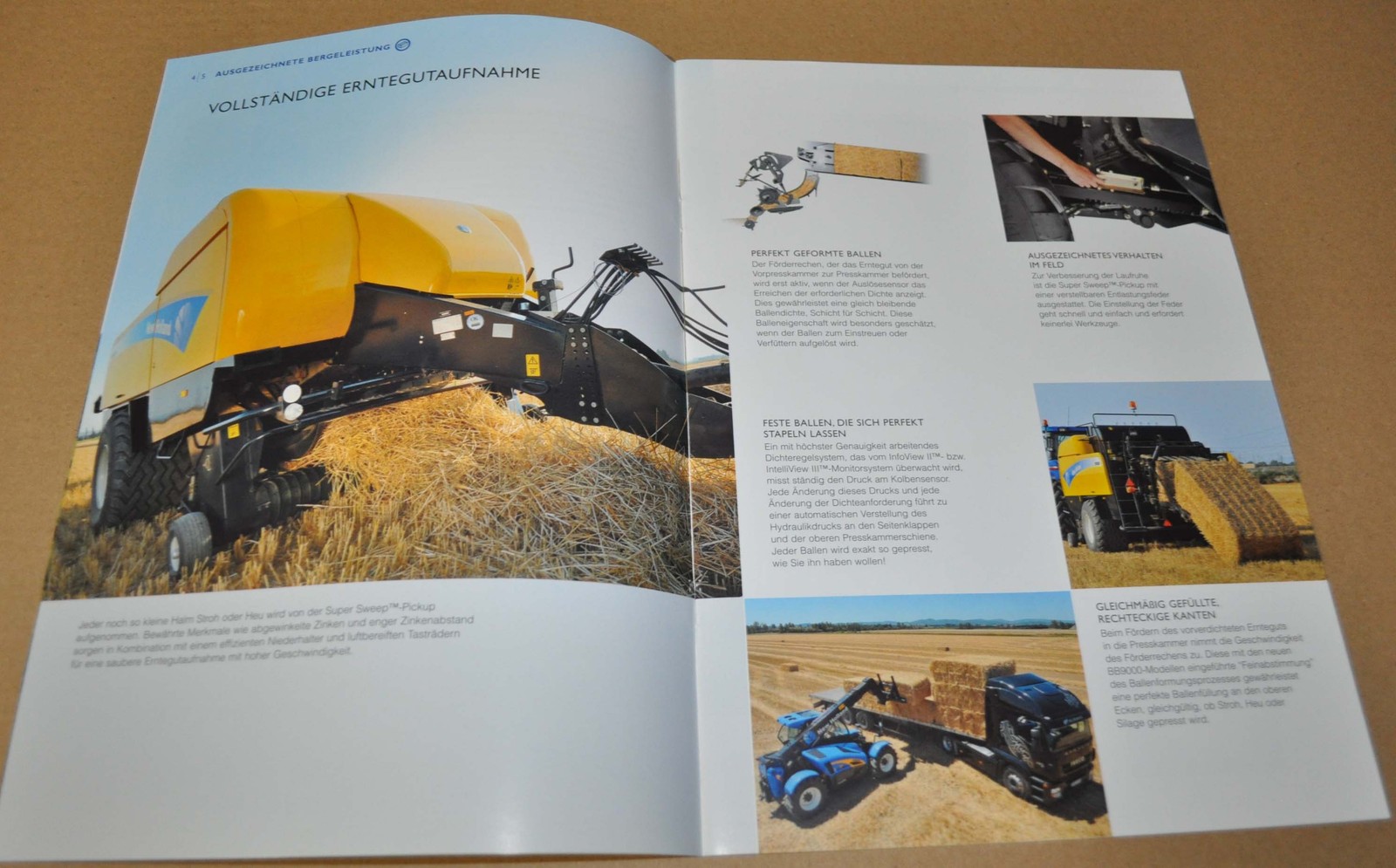 2008 New Holland BB9000 Series Balers Brochure Prospekt DE