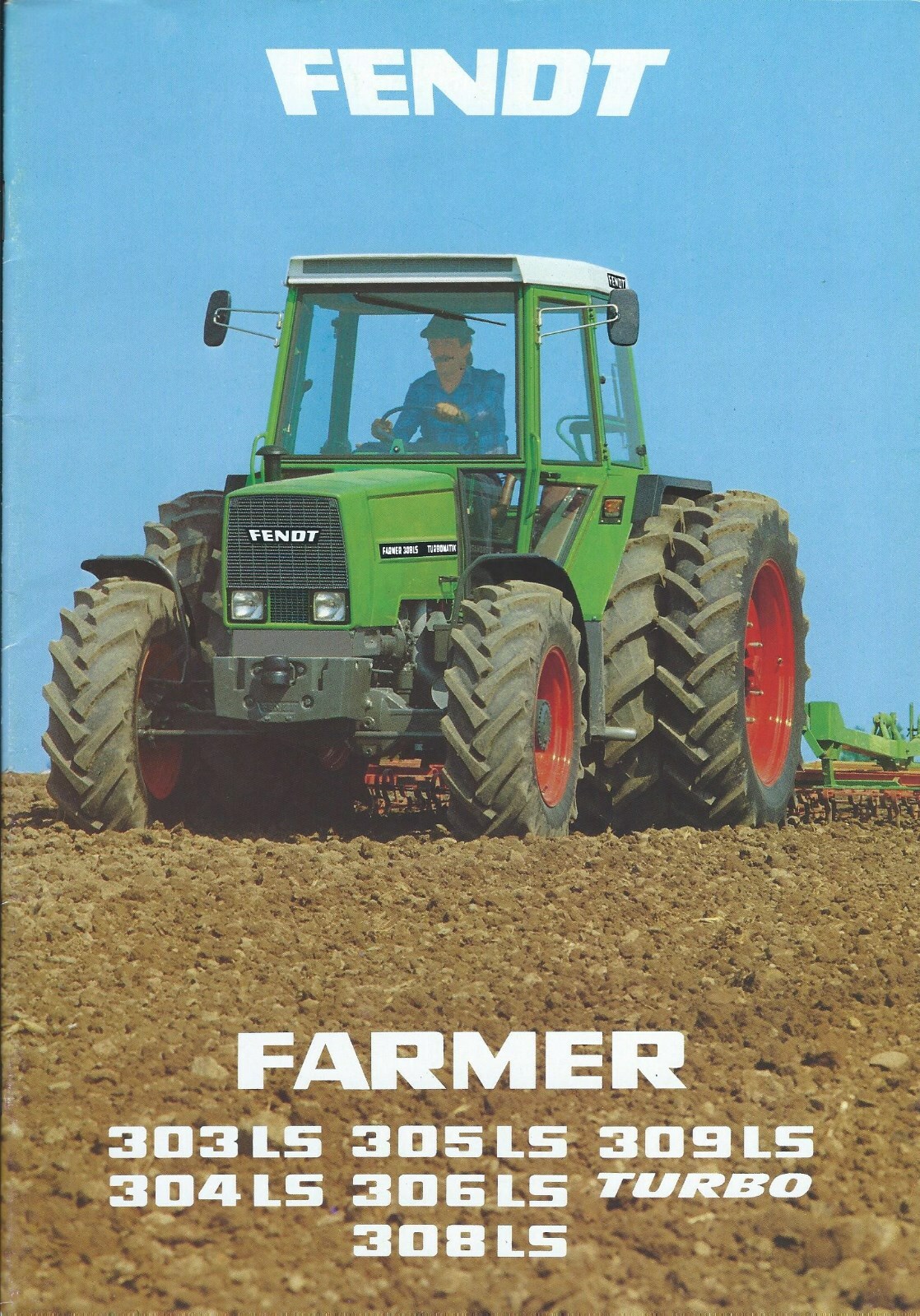 Farm Tractor Brochure – Fendt – Farmer 303 LS Turbomatic et al – c1984 (F7204)