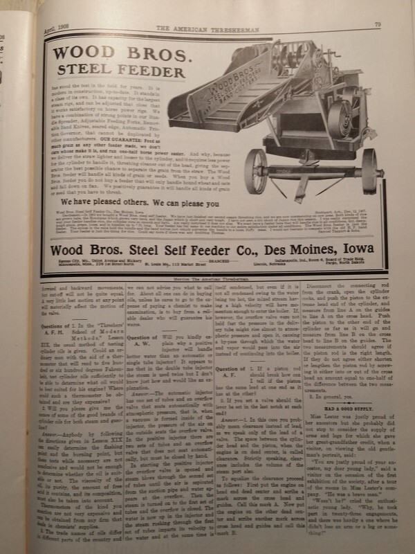 1908 The American Thresherman Complete Magazine Madison WI Many Great Ads !