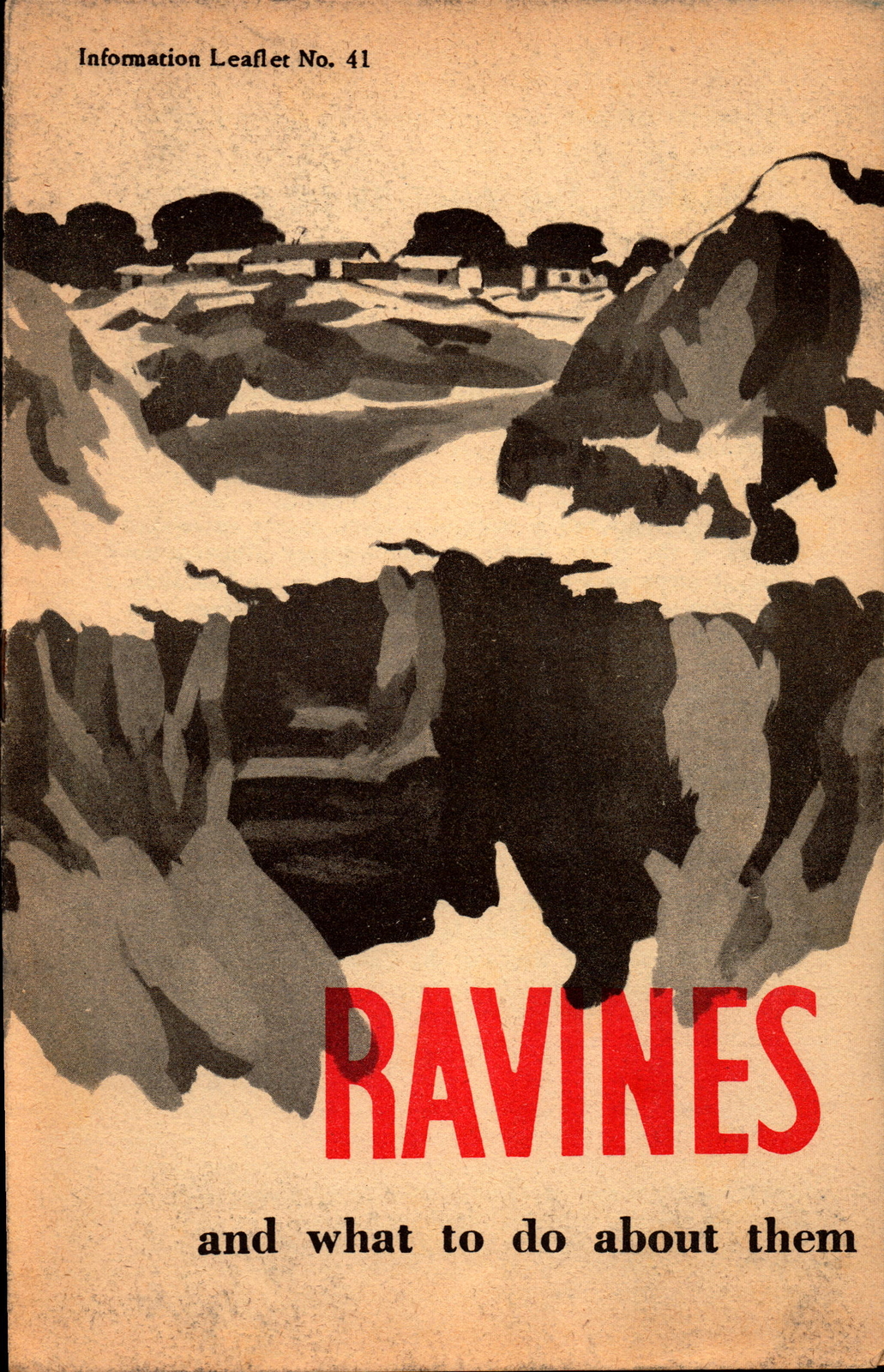 Vintage India Farming Brochure Leaflet No. 41 Ravines What To Do New Delhi