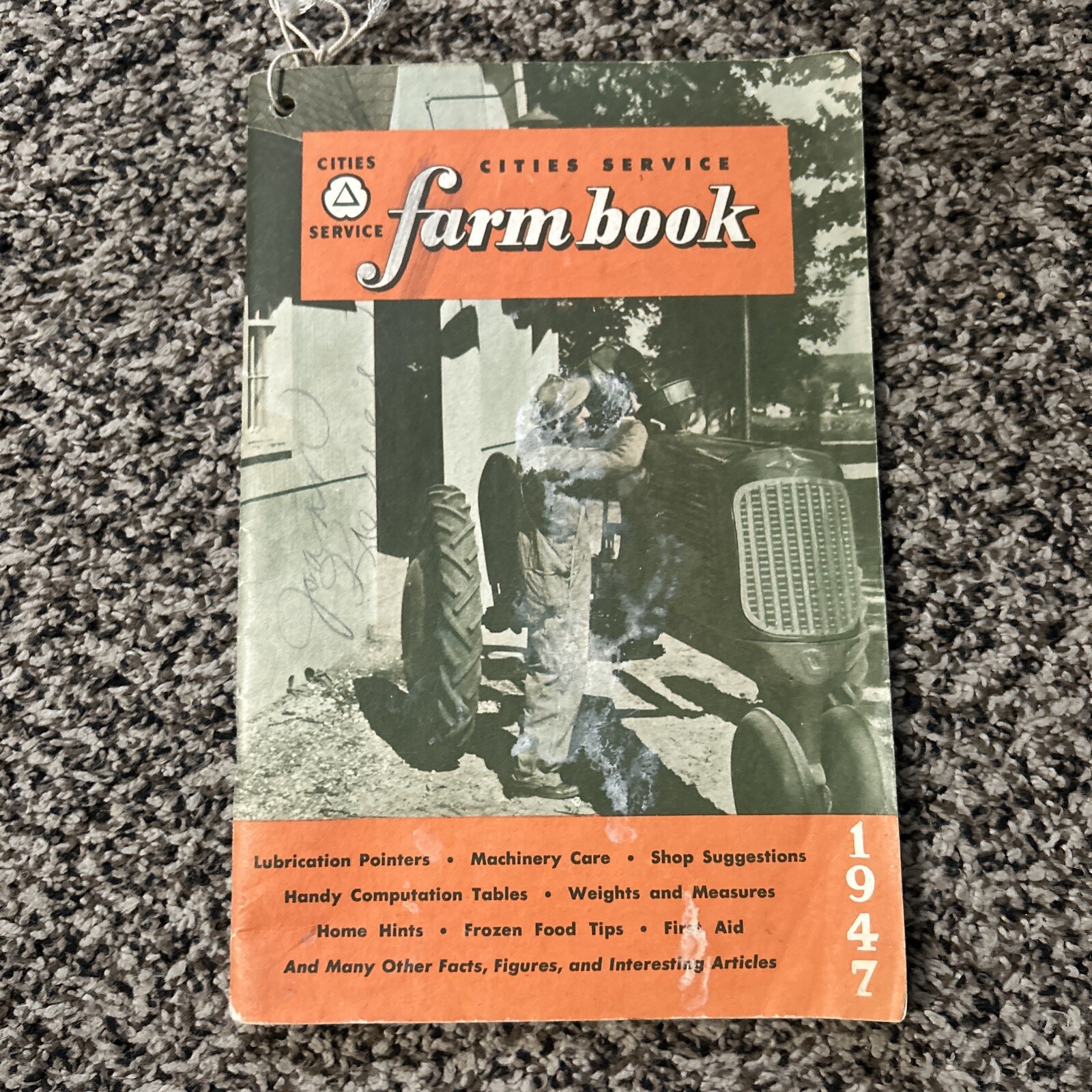 Cities Service Oils Farm Book And Almanac 1947 Booklet Agriculture Machinery