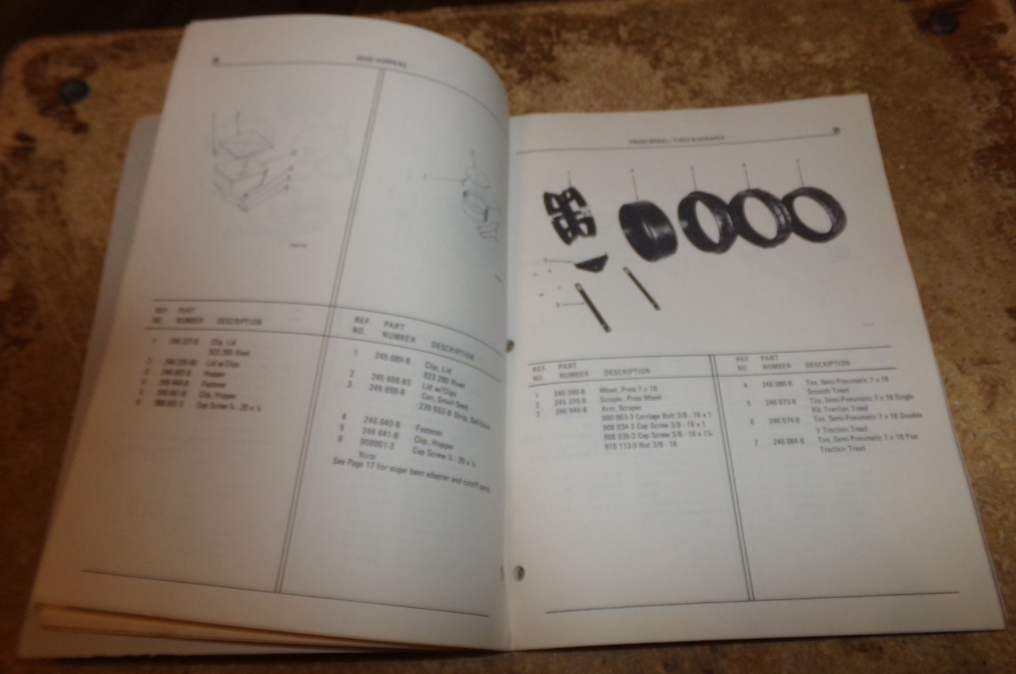 1974 white 3407 plant/aire planters parts catalog in very good shape used