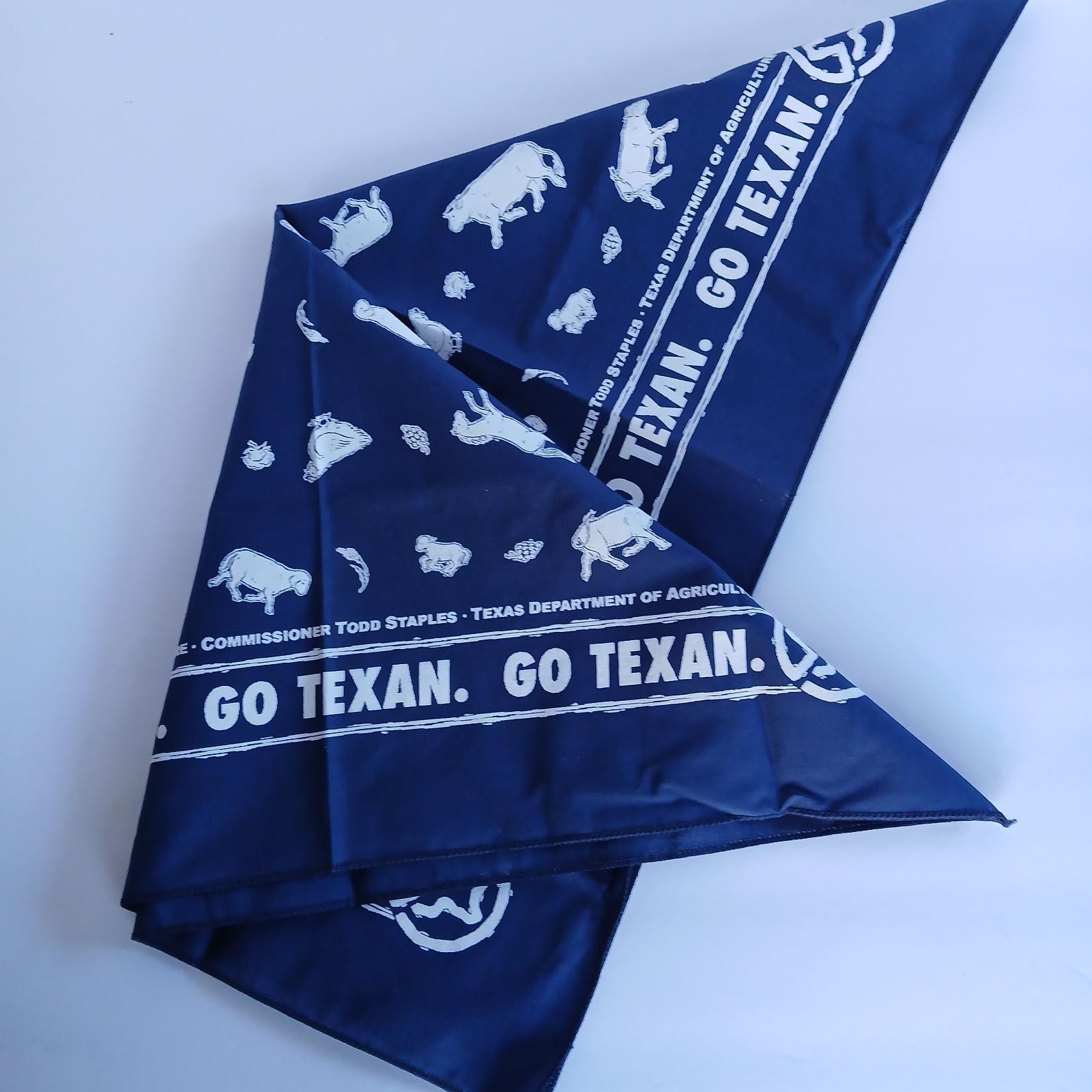 Go Texan Texas Bandana Texas Department Of Agriculture Todd Staples Commissioner