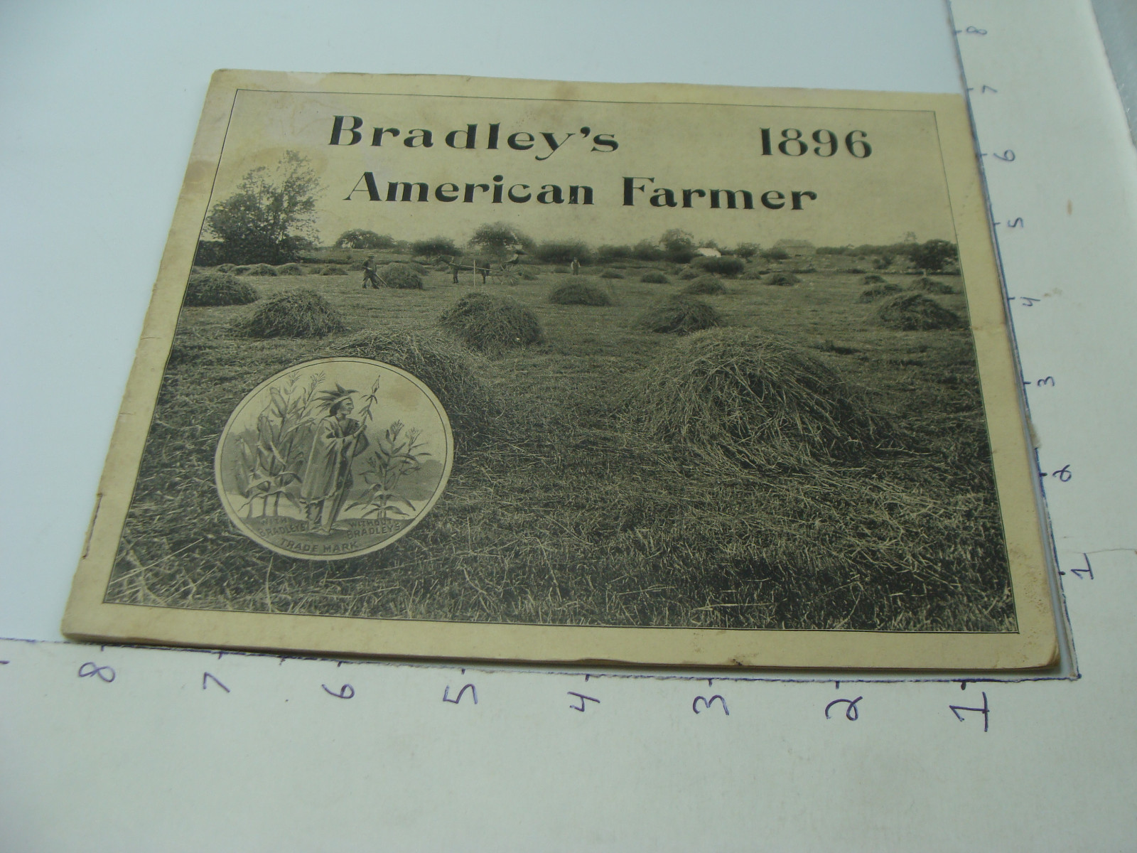 original 1896 BRADLEY&rsquo;S AMERICAN FARMER – 34pgs