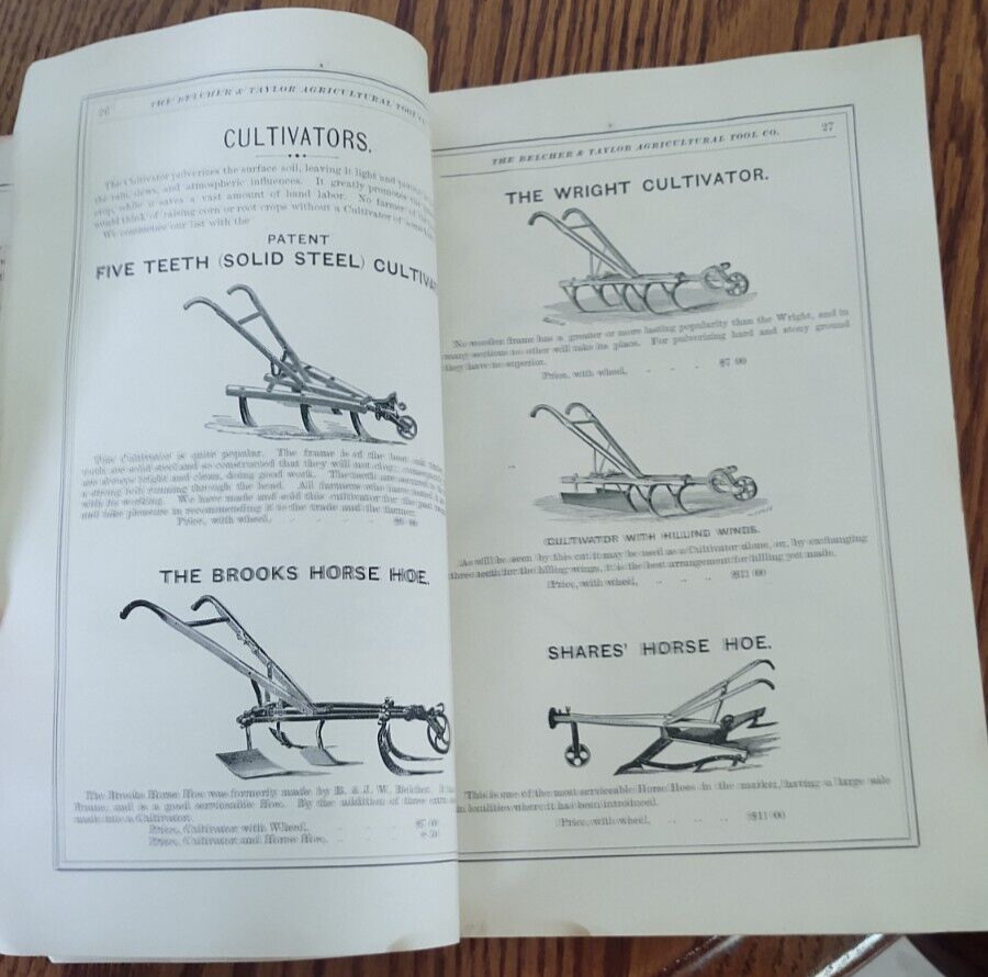 Belcher and Taylor Agricultural Tool Company catalog Farm Implements 1895 ,72pgs