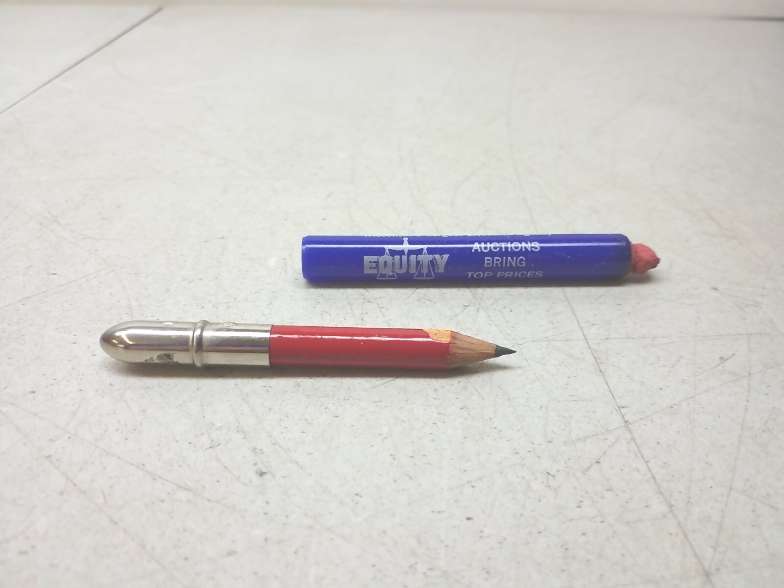Equity Cooperative Livestock Sales Baraboo Wisconsin Vtg Ag Ad Bullet Pencil