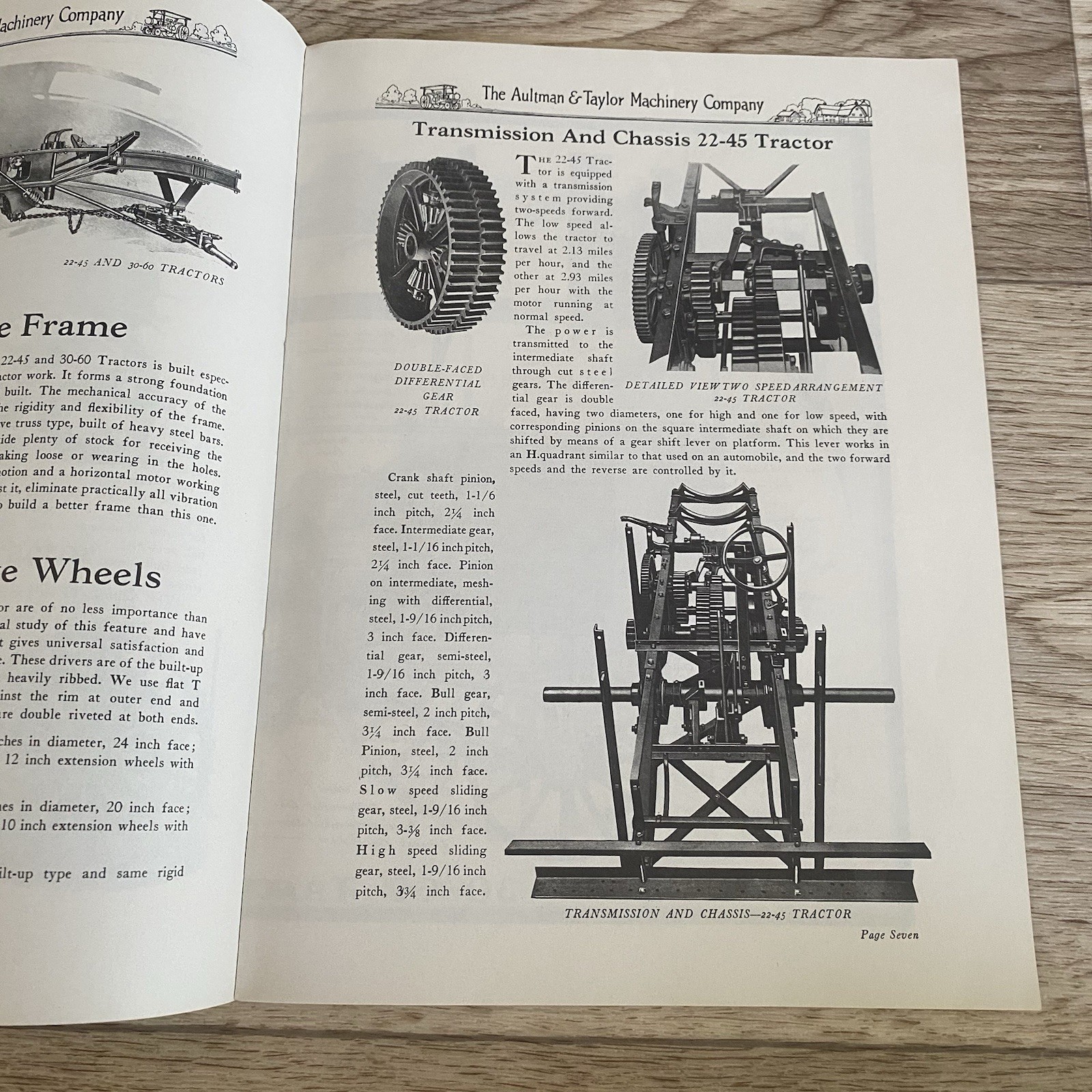 Aultman Taylor Machinery Company Gasoline Kerosene Tractors Catalog
