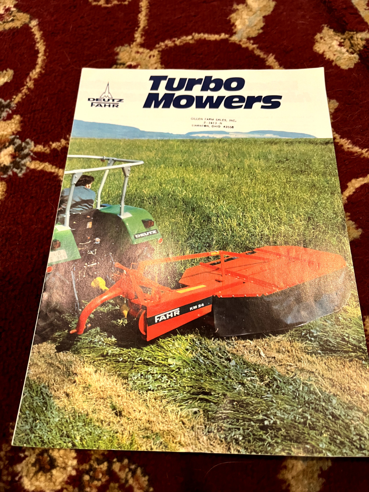 Deutz Fahr Turbo Mowers Brochure BAOH