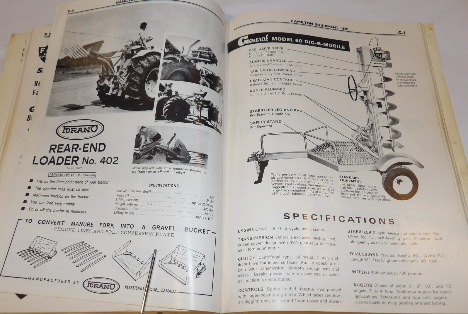 VINTAGE 1968 FARM IMPLEMENT CATALOG~MOWERS/FERTILIZERS/SPRAYERS/TILLERS/SPREADER