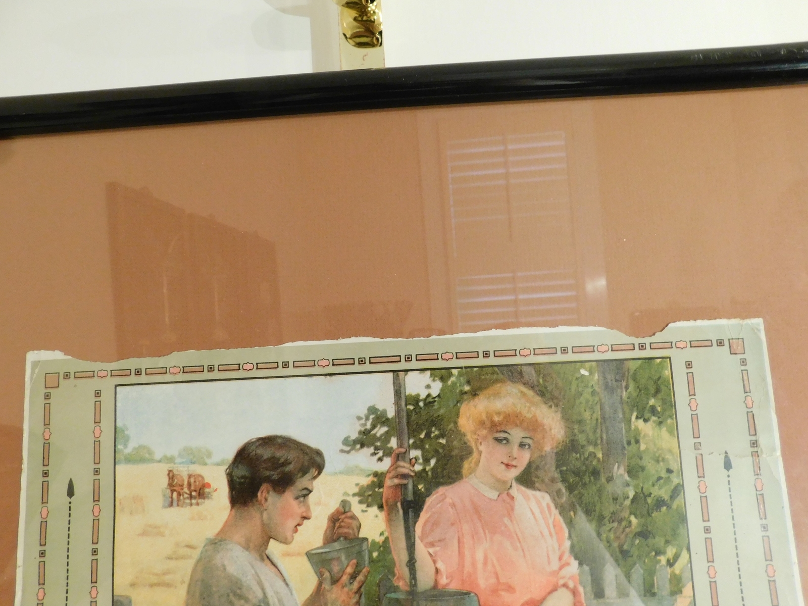 Vintage Bradley&rsquo;s Magazine Fertilizer Advertising Poster Framed