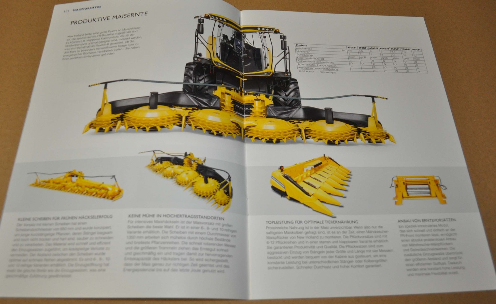2015 New Holland FR Forage Cruiser Harvester Brochure Prospekt DE