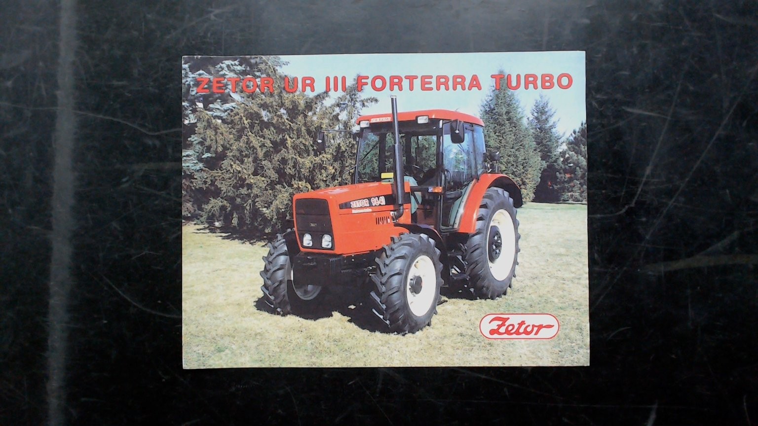Zetor UR III Forterra Turbo Agricultural Brochure Vintage Tractor Specs
