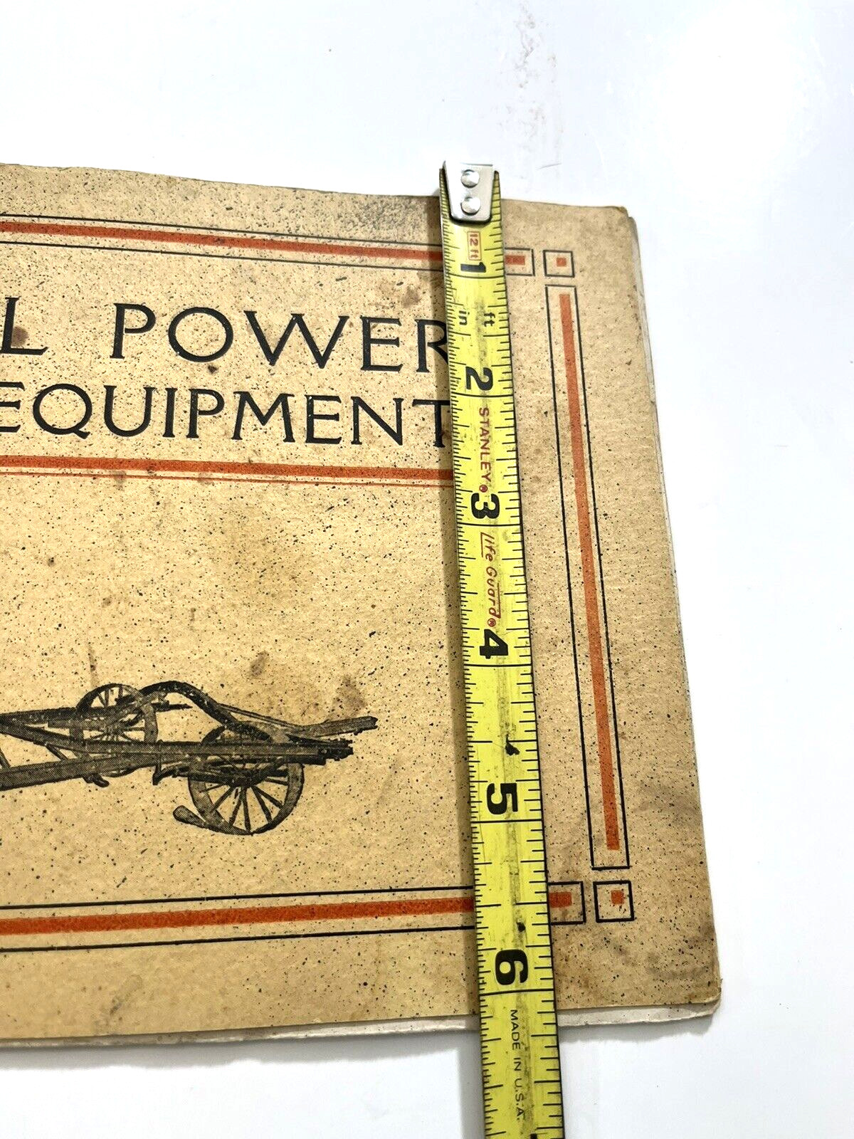 Caswell Power Farming Equipment Booklet Cherokee IA Old Illustrated FLAWS RARE