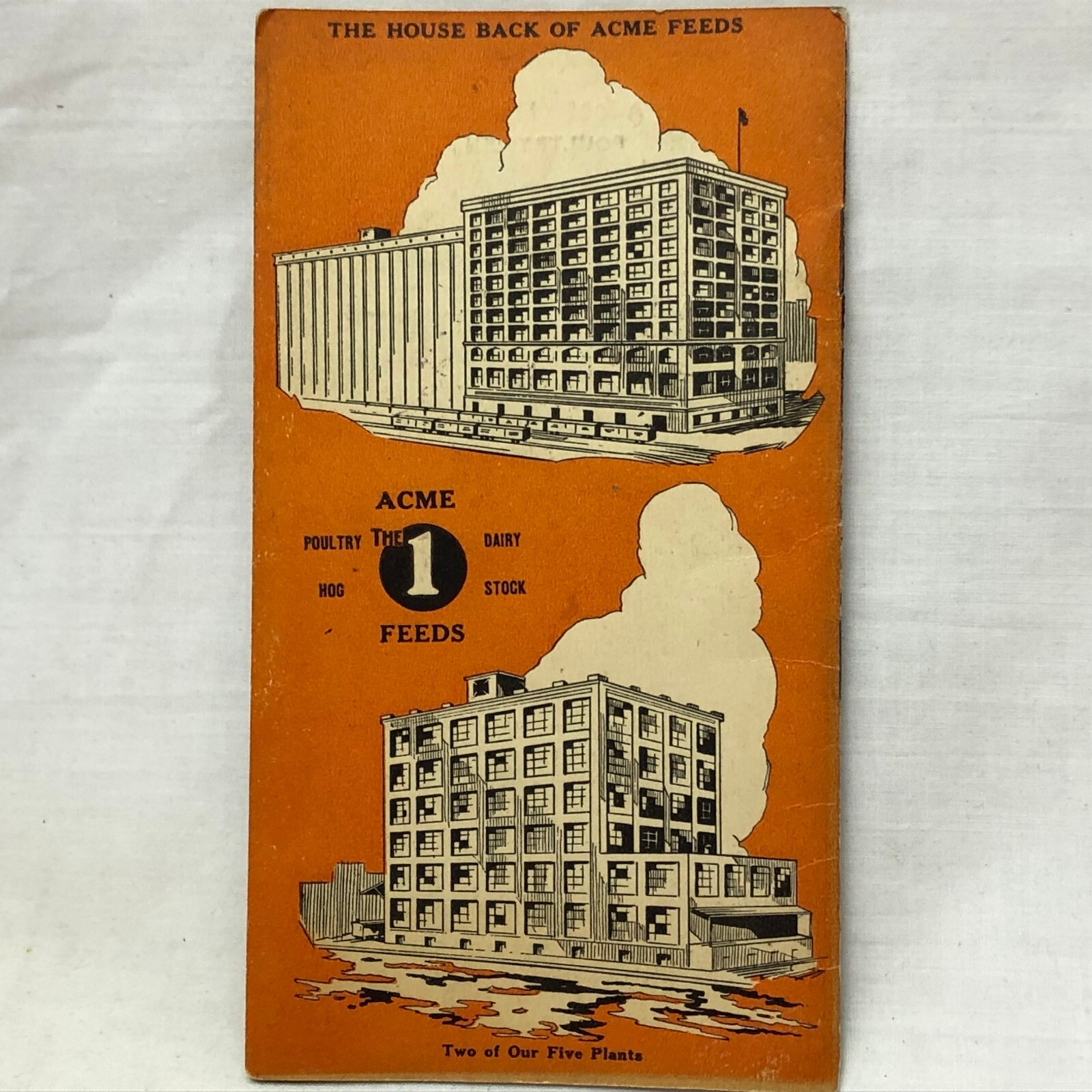 Vintage 1930 Pocket Farm Account Book Advertising Van Wert Grain Co. Van Wert OH