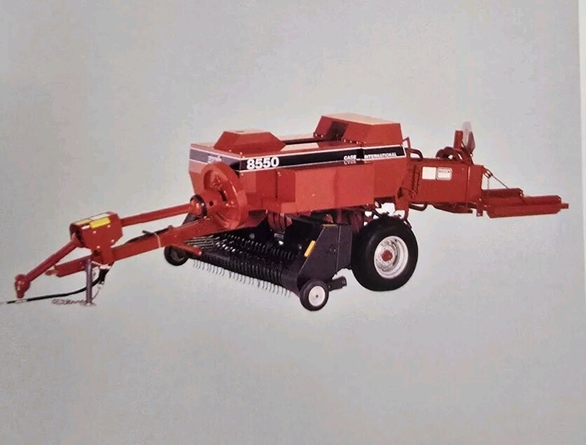 1990s 8550 Rectangular Baler Dealer Spec Sheet Case IH International Harvester