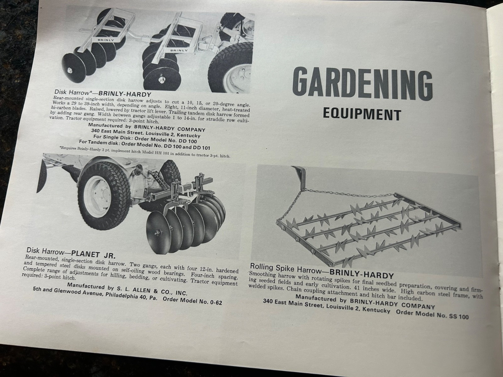 Vintage Cub Cadet Brochure Advertising Catalog & Attachment Guide International