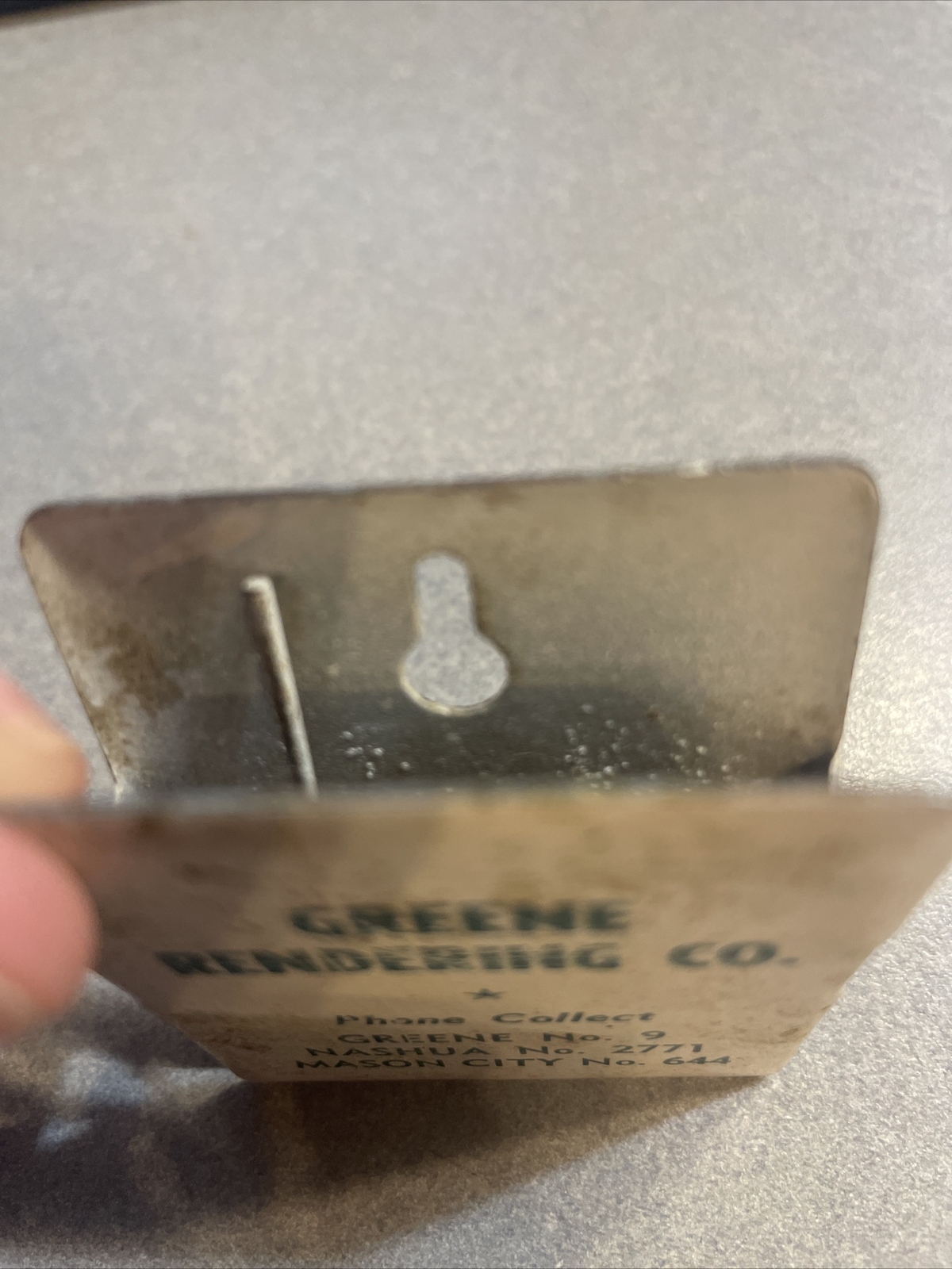 Antique Rendering Slaughter House Advertising Clip Greene Nashua Mason City IA