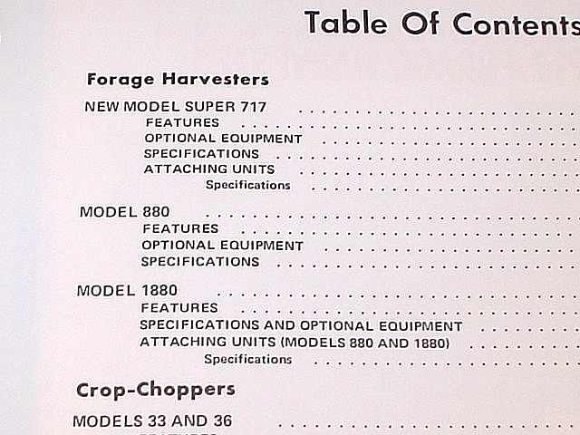 108 PAGES VTG 1968 SPERRY RAND NEW HOLLAND FORAGE EQUIPMENT PRODUCT BOOK CATALOG