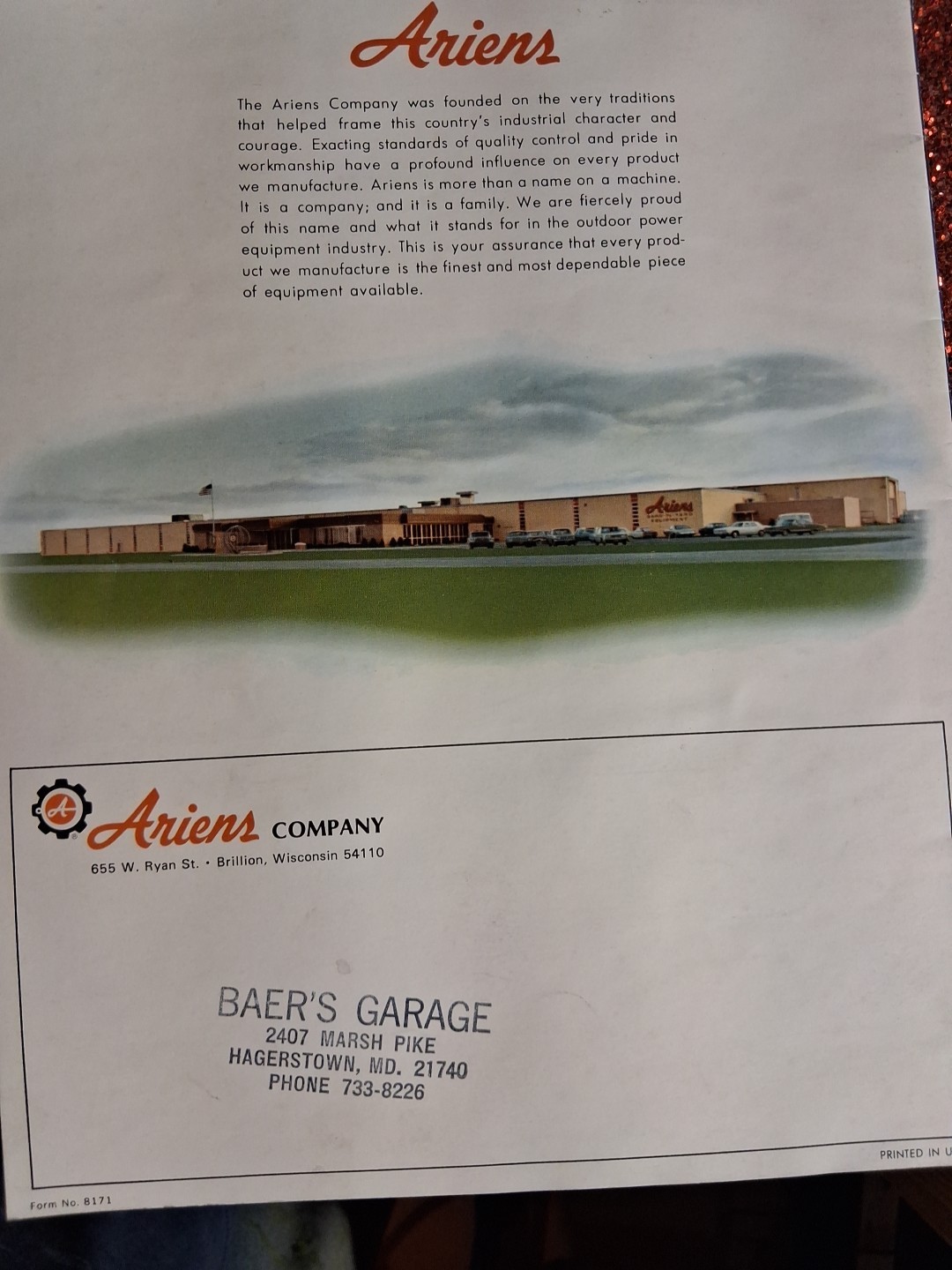 What&rsquo;s new ariens 1971 lawn tractors booklet brochure Tillers Mowers Free Shippi