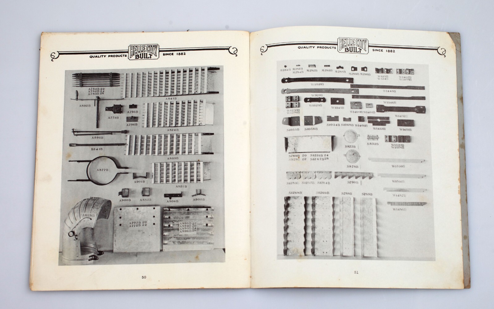 Vintage 1951 Belle City Threshers Repair Parts Catalog Racine Wisconsin