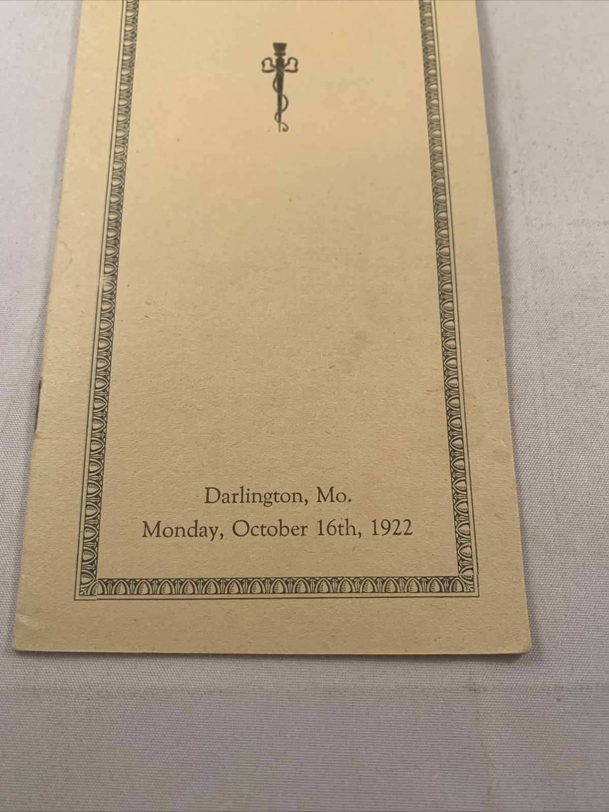 1922 Hog Sale Brochure Wilson’s Prolific Poland China Pig Farm Darlington MO