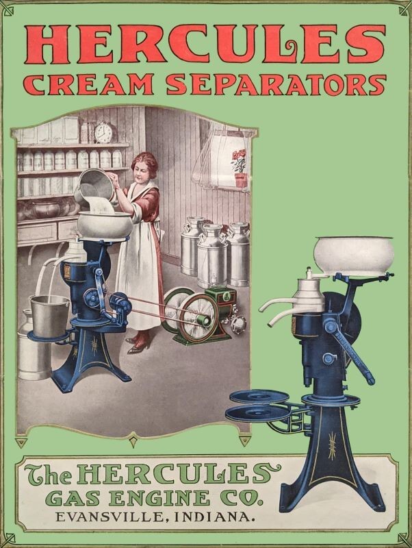 Hercules Cream Separator & Gas Engine NEW METAL SIGN: 9×12&Prime; Ships Free