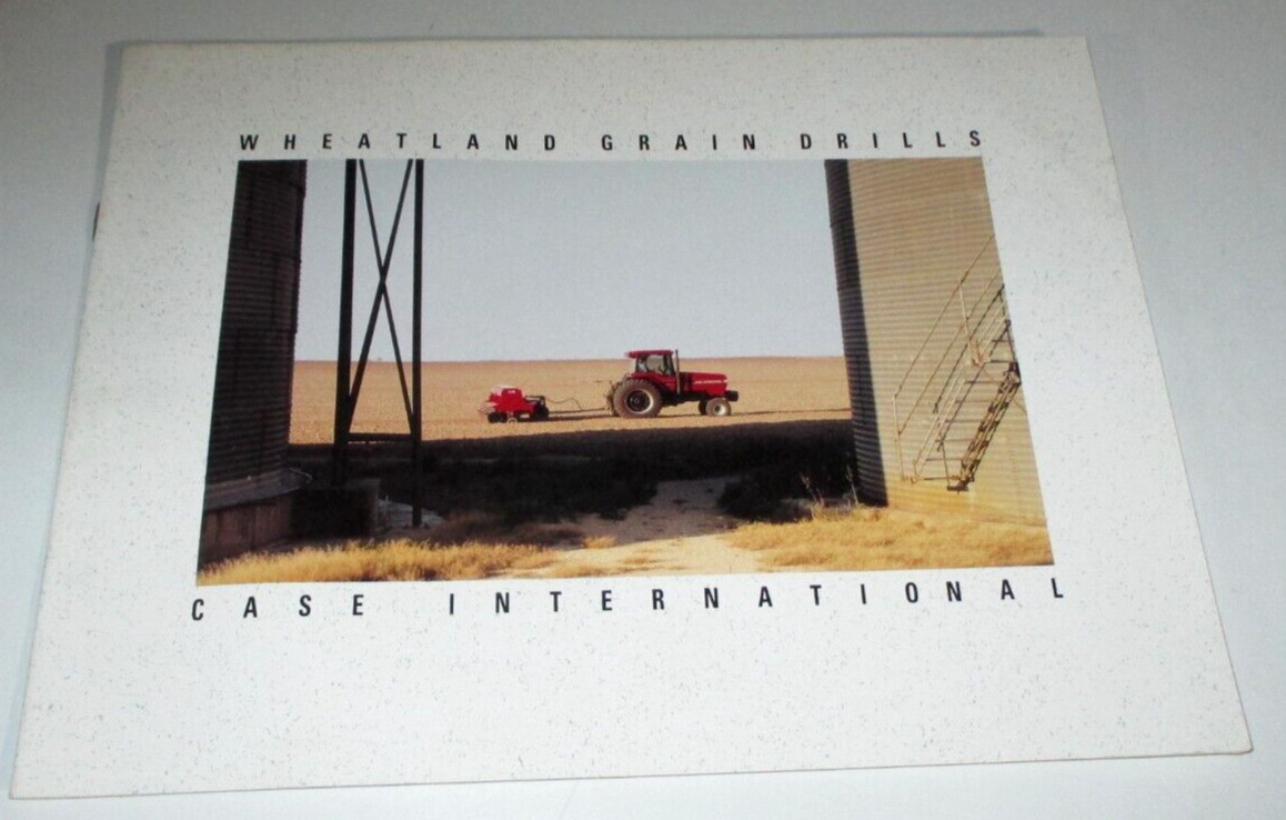 Case IH 6300 7100 7200 8500 Wheatland Grain Drill Sales Brochure Literature OEM!