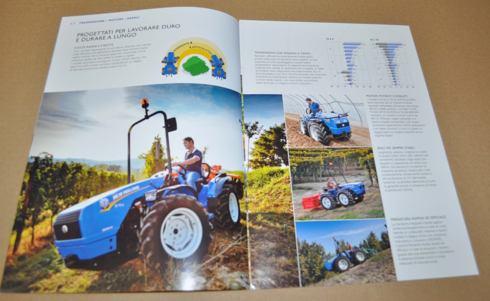 2013 New Holland TI4 Tractor Brochure Prospekt IT