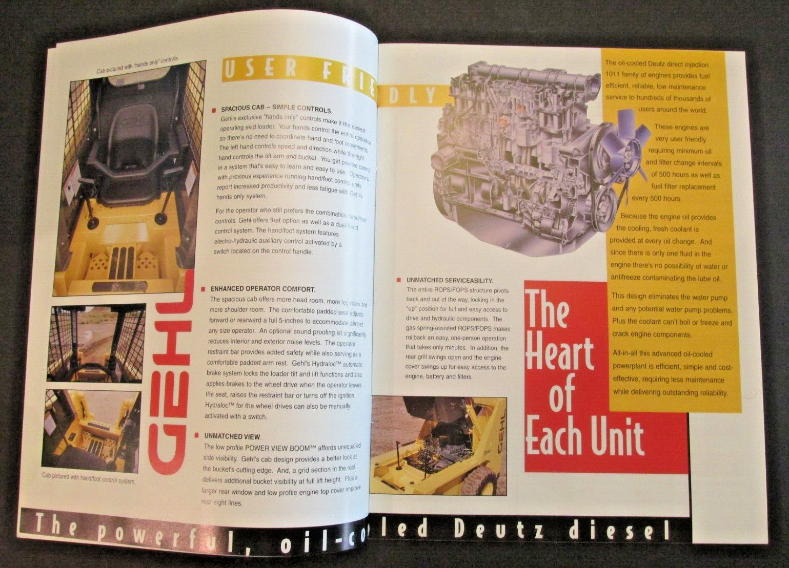 GEHL 5635/6635 Skid Steer Hansen Implement Great Falls Montana USA Ad Catalog