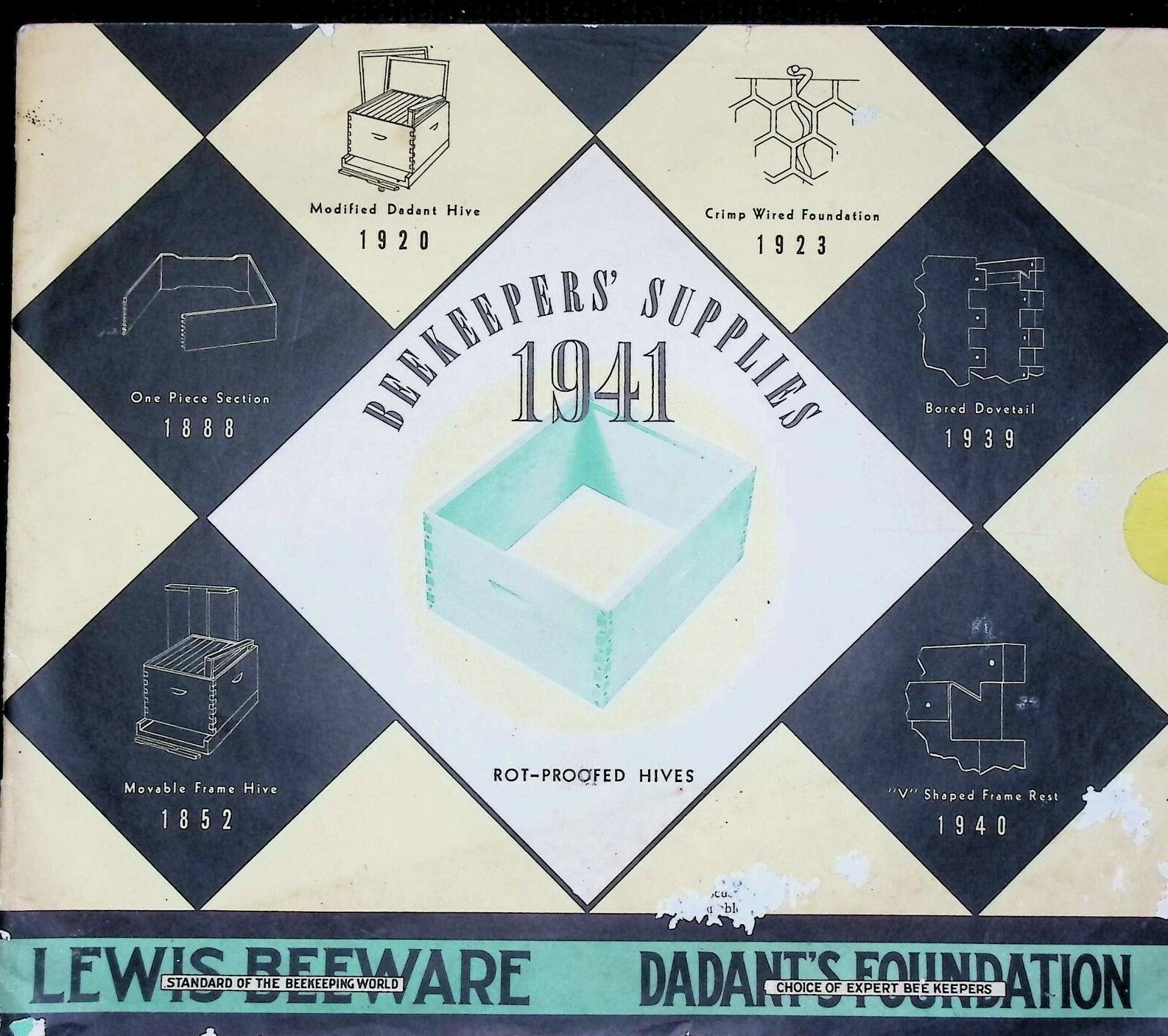 Lewis Beeware Dadant Foundation Beekeepers Suppliers Vintage Catalog 1941