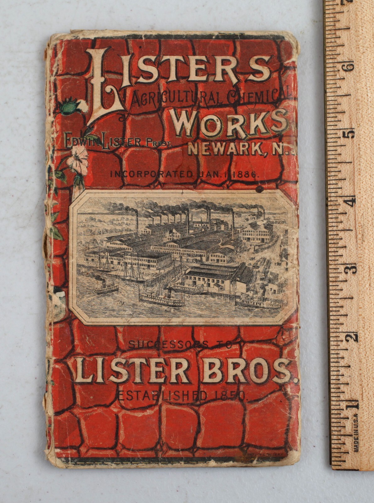 1888 Listers Agricultural Chemical Works Newark NJ Advertising Testimonials