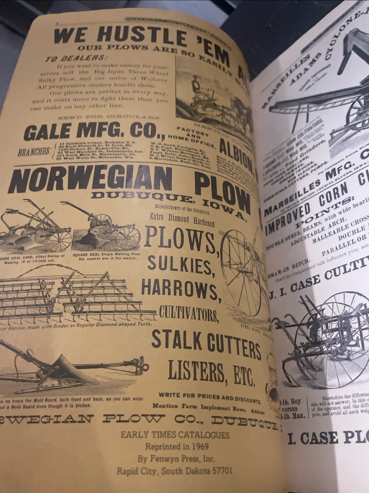 The Farm Implement News. Vo1 Jan 1889 Reprinted In 1969