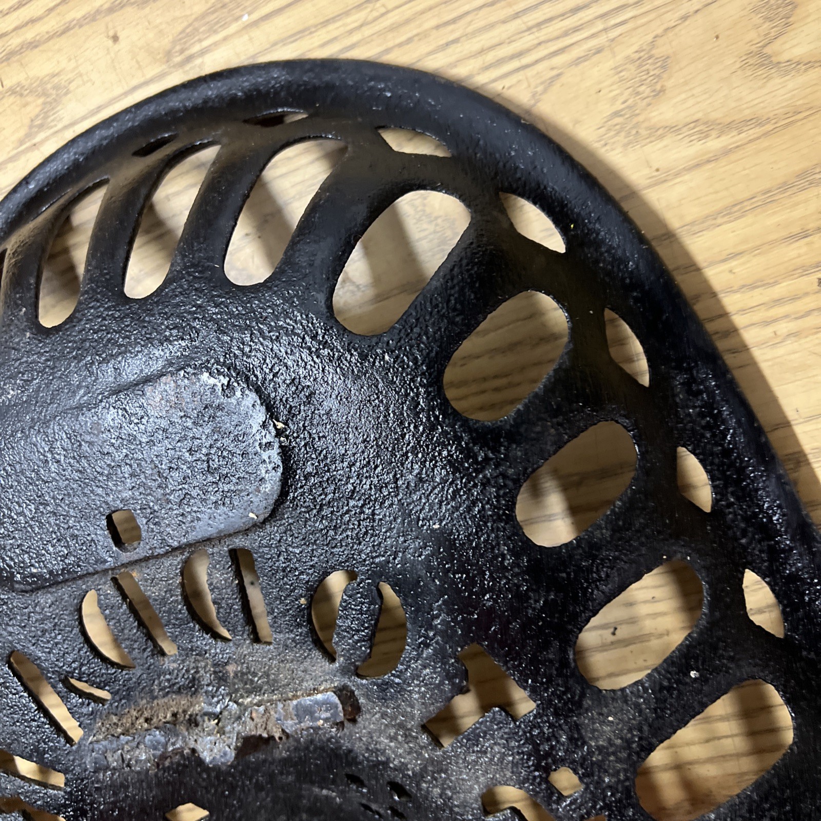 Vintage Stoddard Cast Iron Tractor Seat Antique Farm Tools Equipment