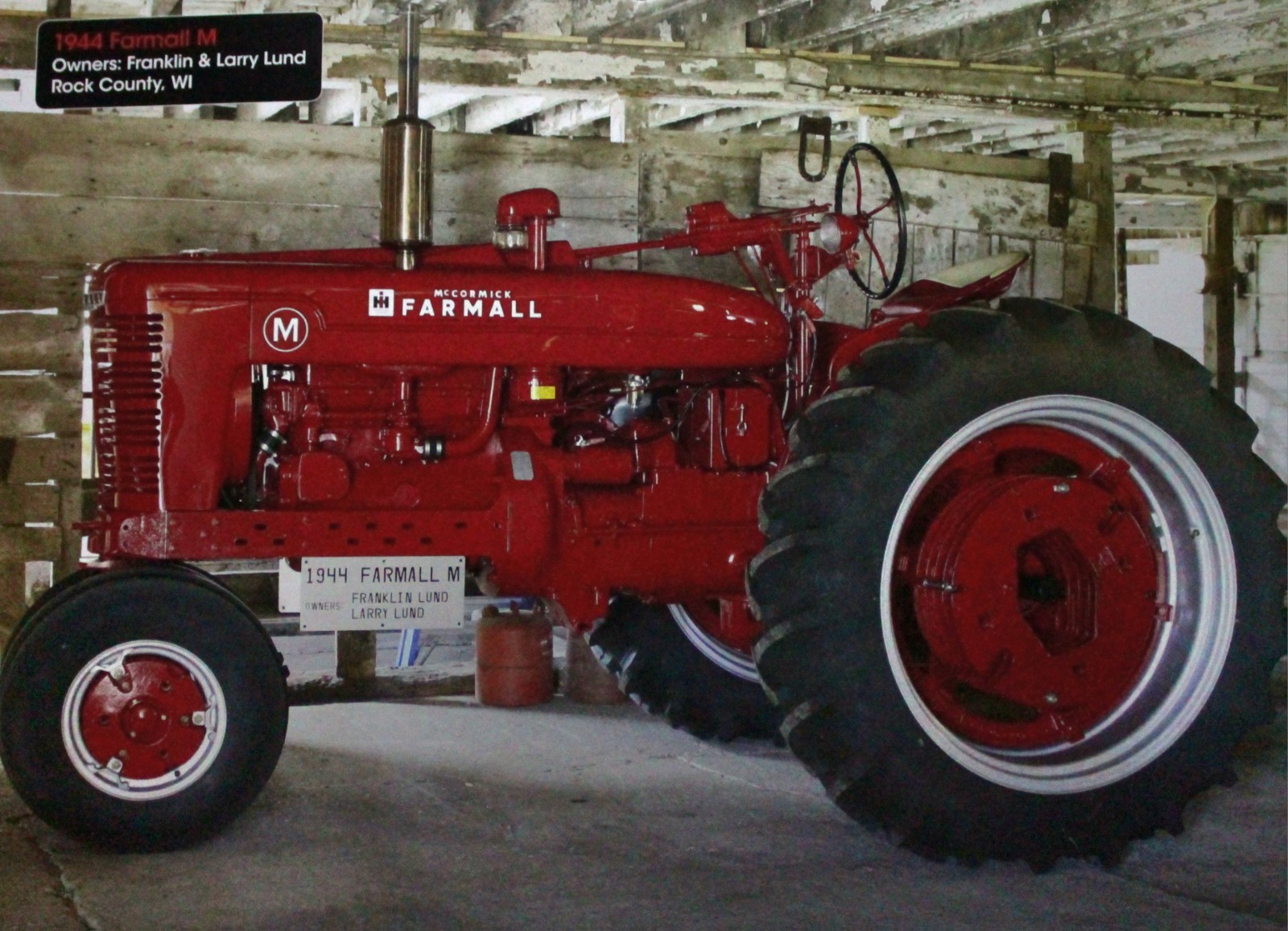 Farmall Tractor Vintage Picture Wall Art Country Farm Decor NOS