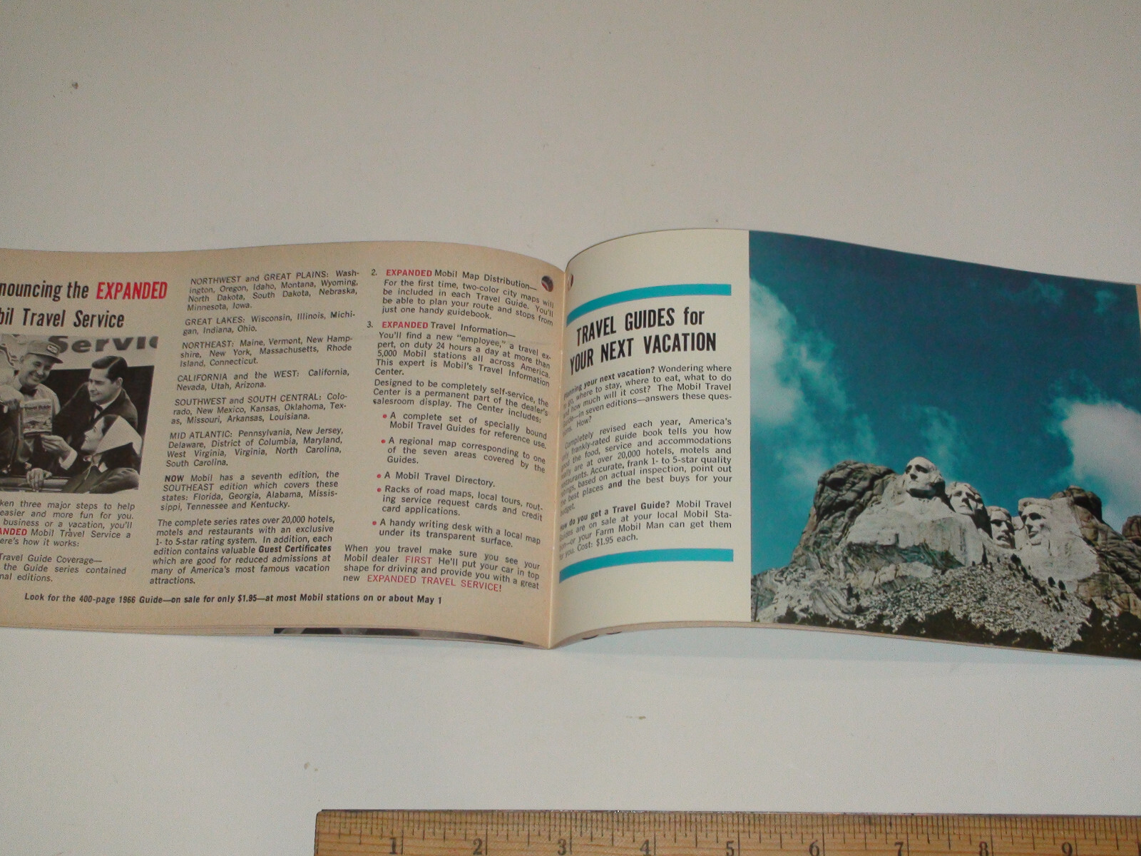 VTG 1966 Mobil Farm Report & Almanac Calendar, Lunar, Weather & Handy Hints 54pg